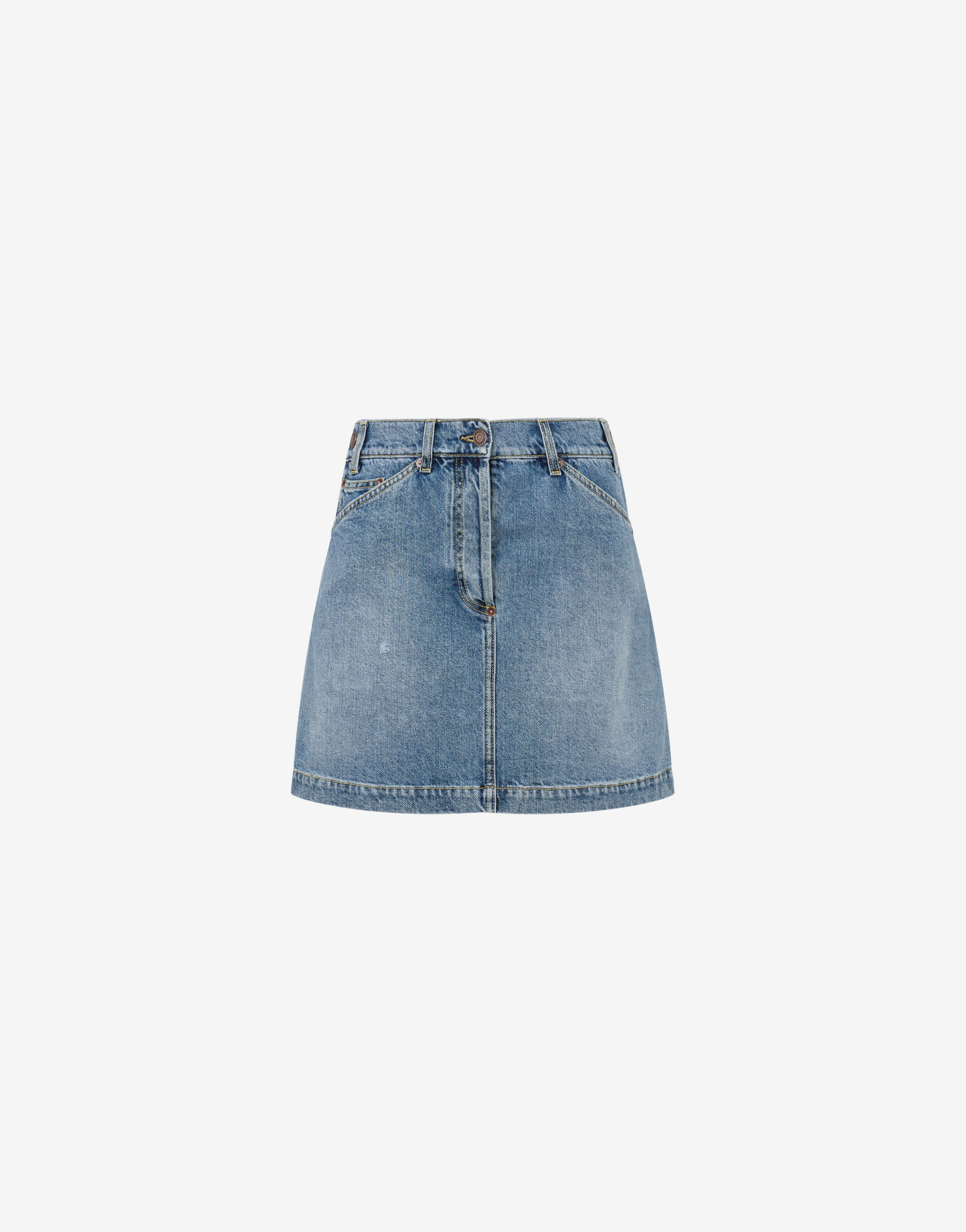 Denim Mini Skirt Laurel Crown Label