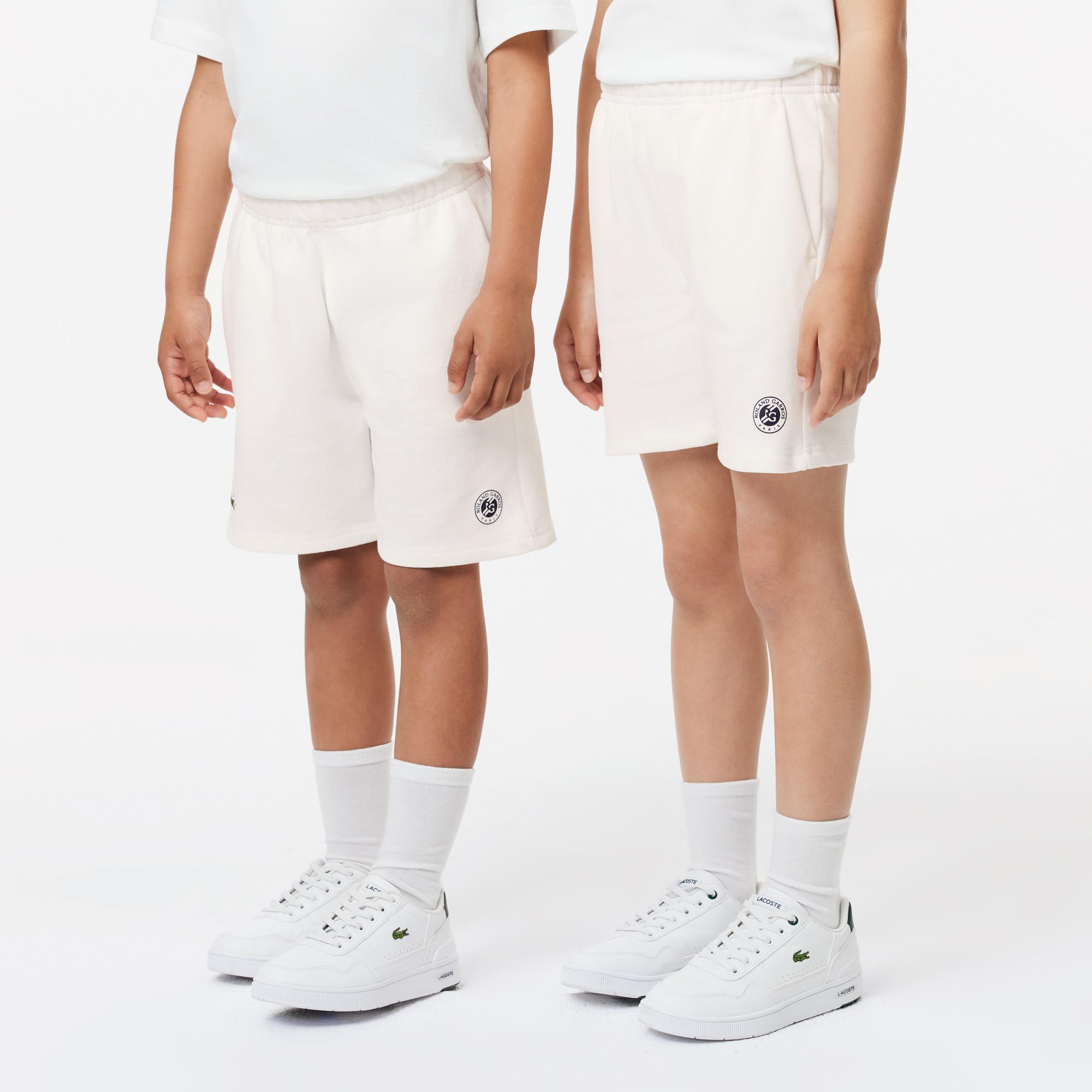 Boys’ Lacoste Sport Roland Garros Edition Organic Cotton Shorts - ROLAND-GARROS
