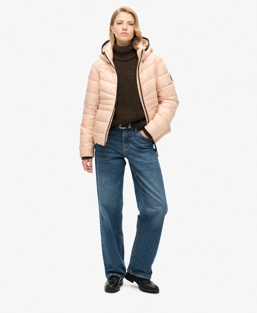 Hooded Fuji Quilted Padded Jacket