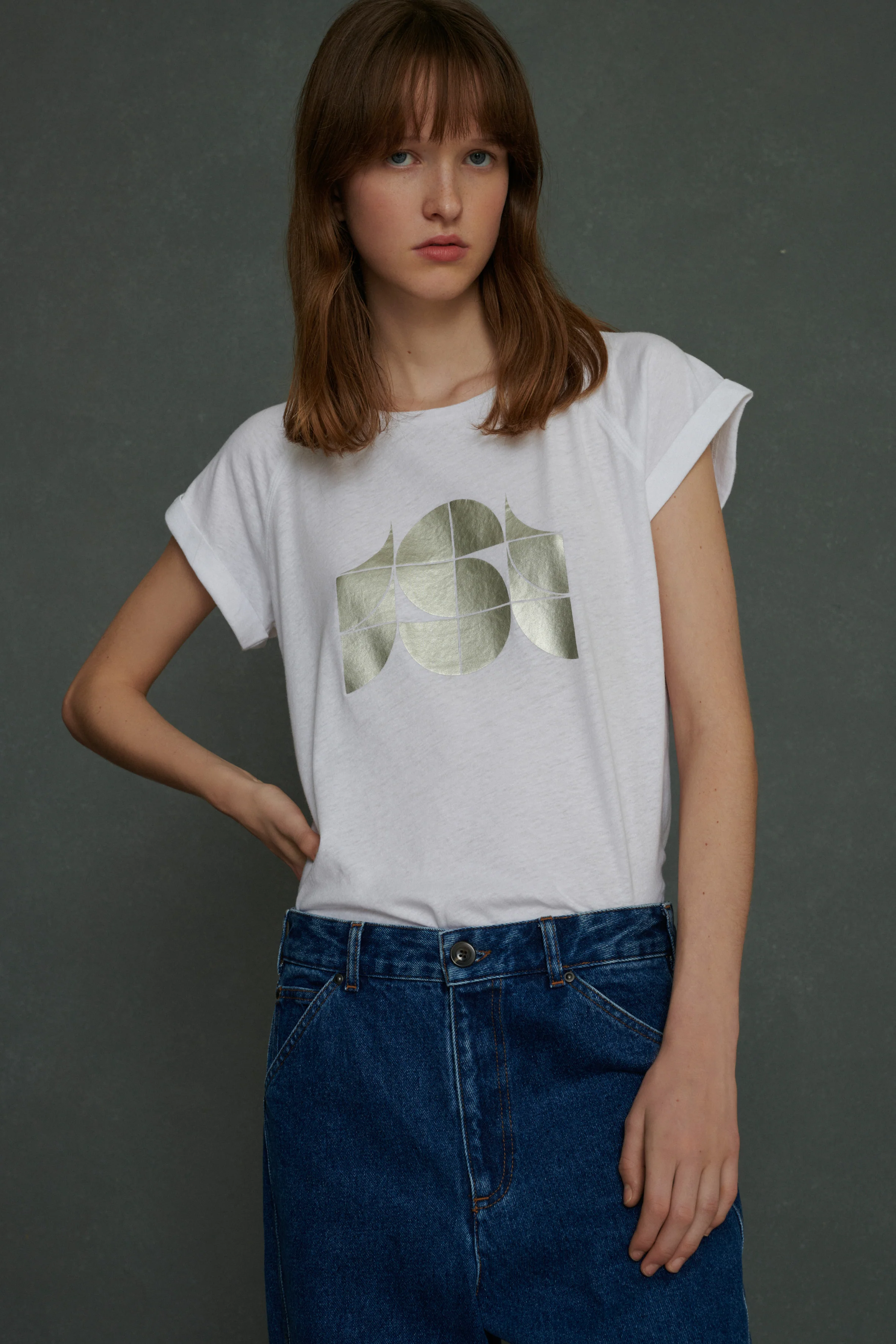VALENTINA WHITE TEE-SHIRT