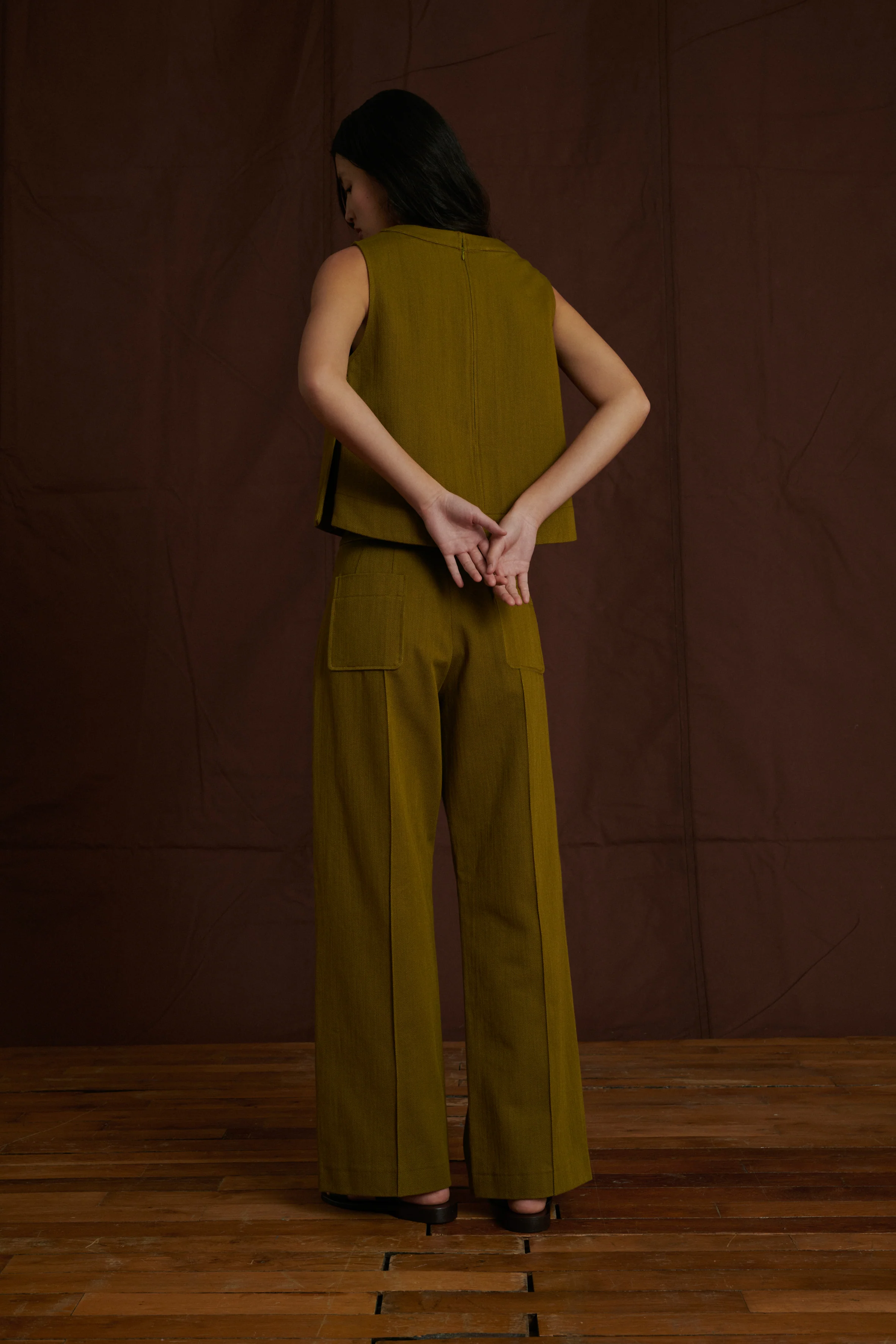 HARRY KHAKI TROUSERS