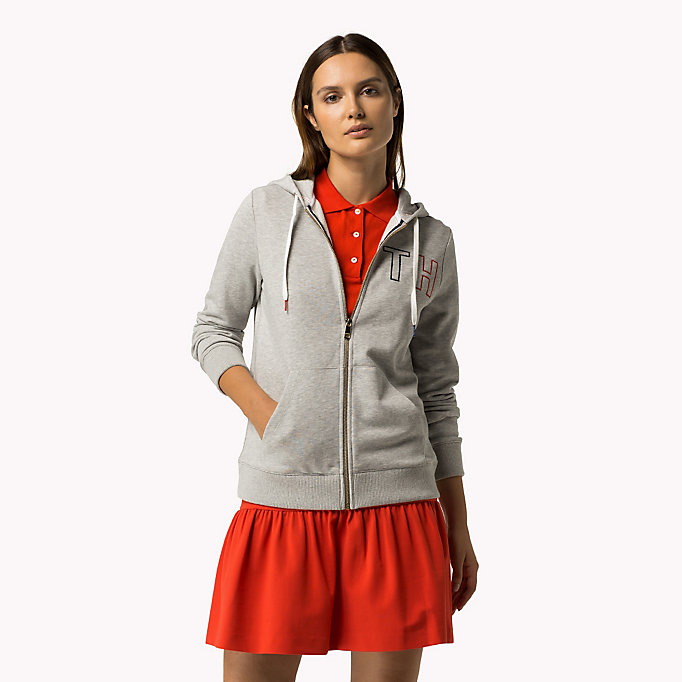 Tommy Hilfiger Logo Cotton Hooded Sweatshirt