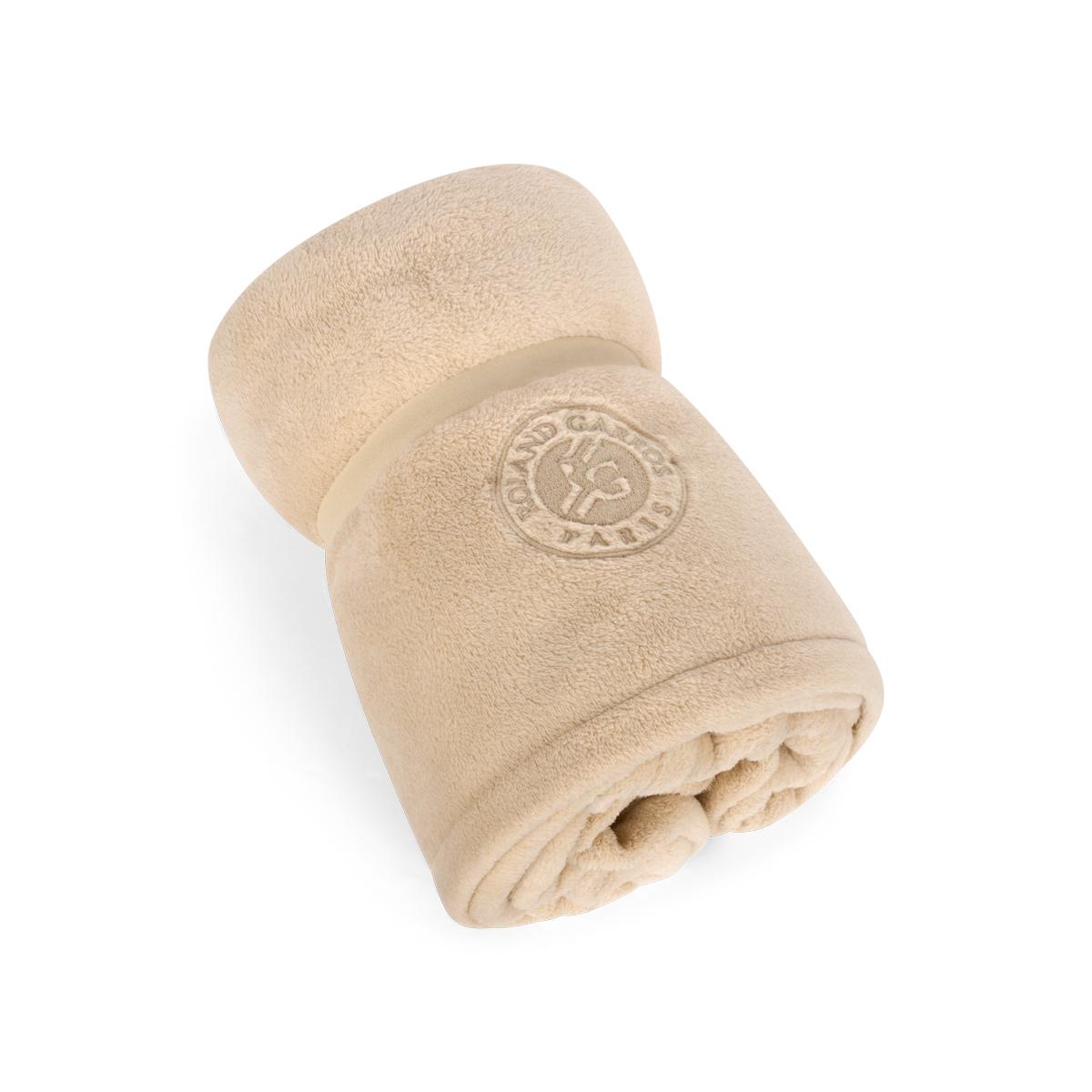 Carre Blanc x Roland-Garros Blanket - Beige - ROLAND-GARROS