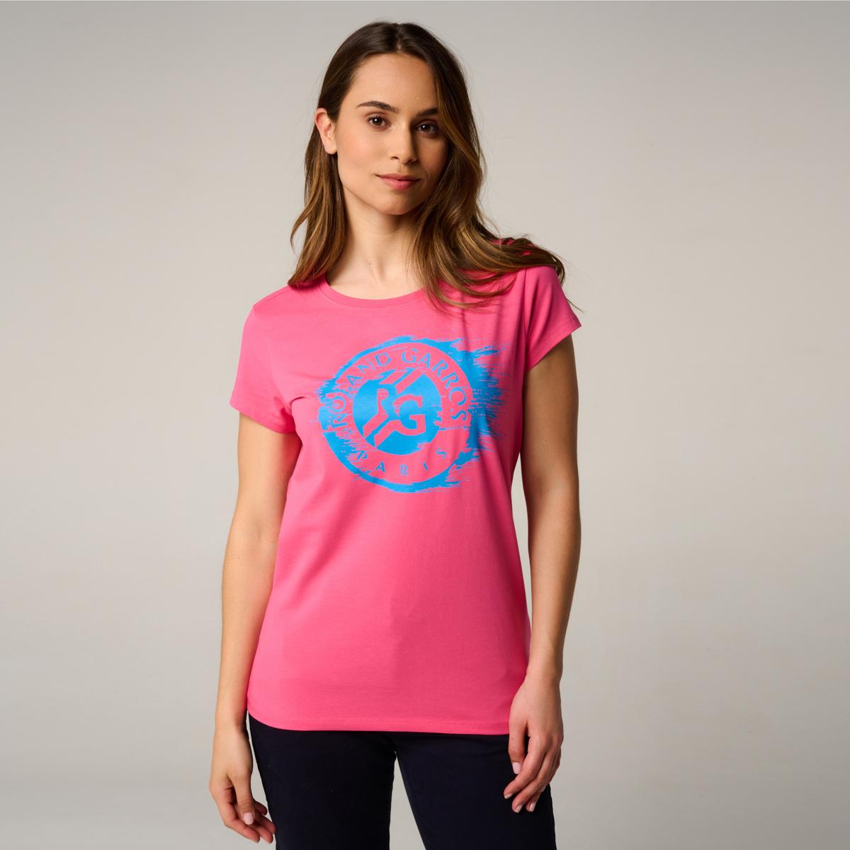 Roland-Garros woman logo t-shirt - White - ROLAND-GARROS
