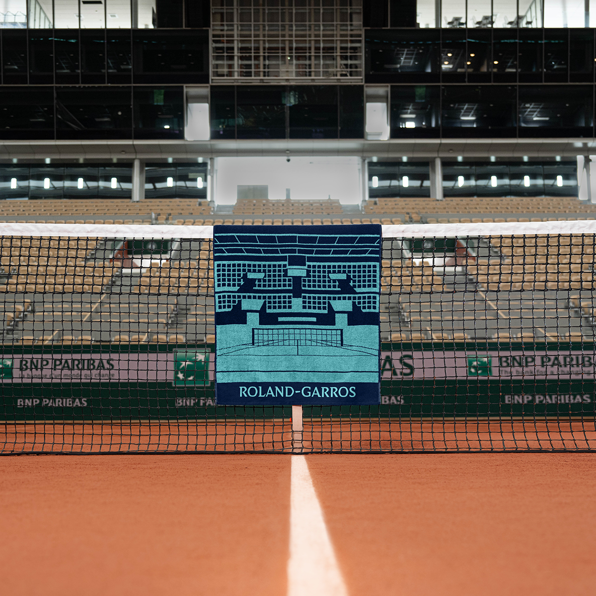 Roland-Garros 2023 Night Session player towel - Navy - ROLAND-GARROS