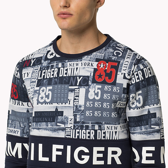 Tommy Hilfiger Neoprene Printed Sweatshirt