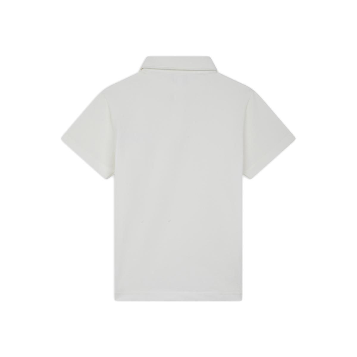 Roland-Garros Stripes Boy Polo - Ecru - ROLAND-GARROS