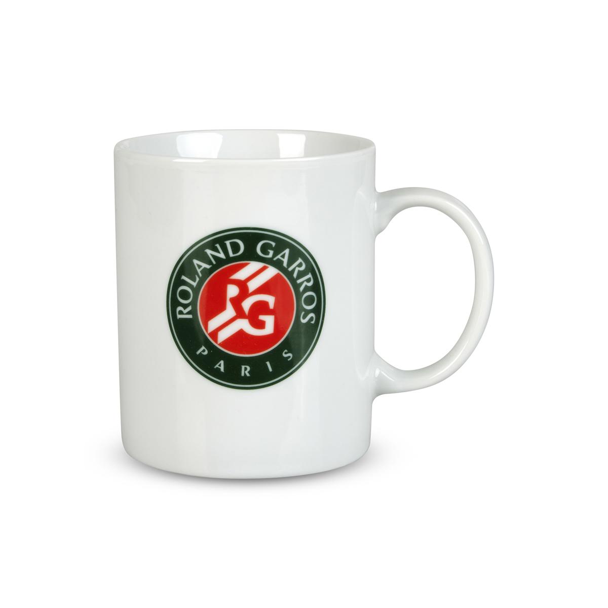 Roland-Garros tricolor logo mug - white - ROLAND-GARROS