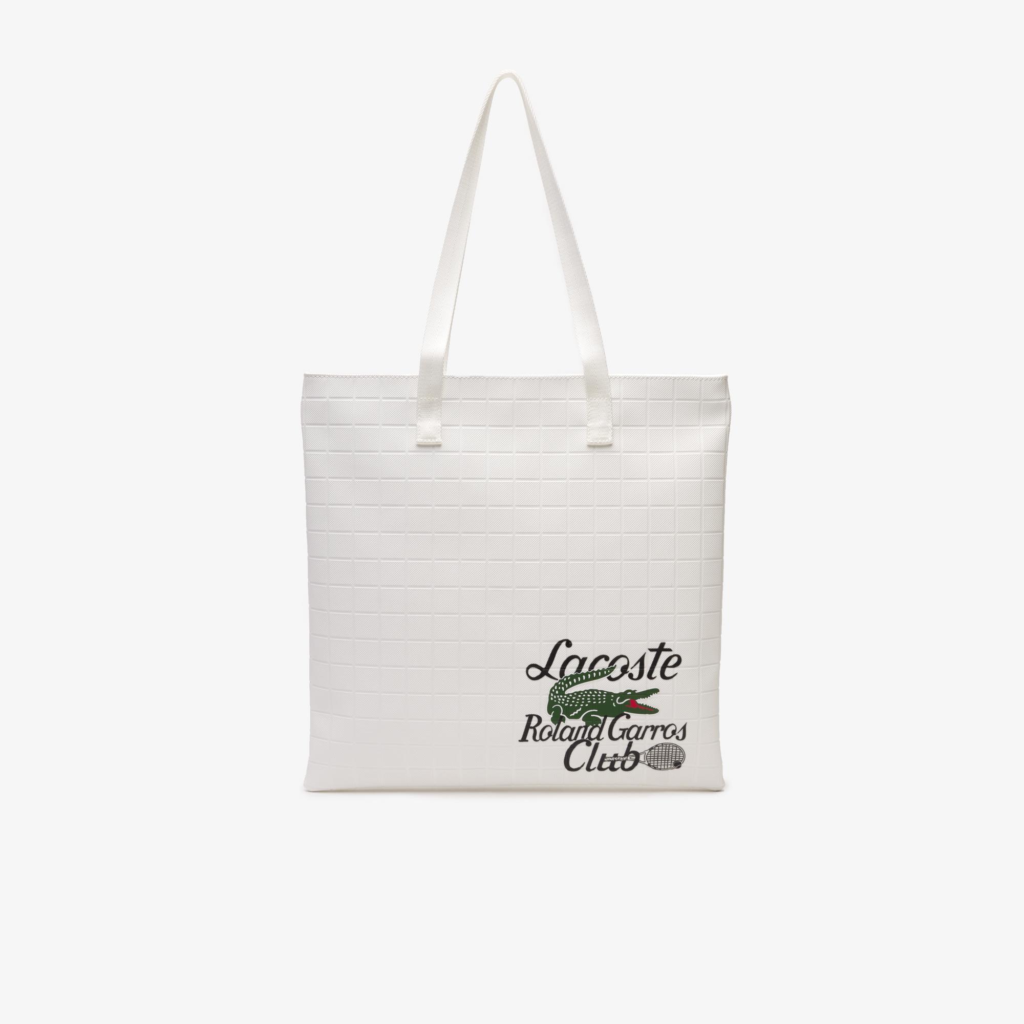 Women’s Lacoste for Roland Garros tote Bag - White - ROLAND-GARROS