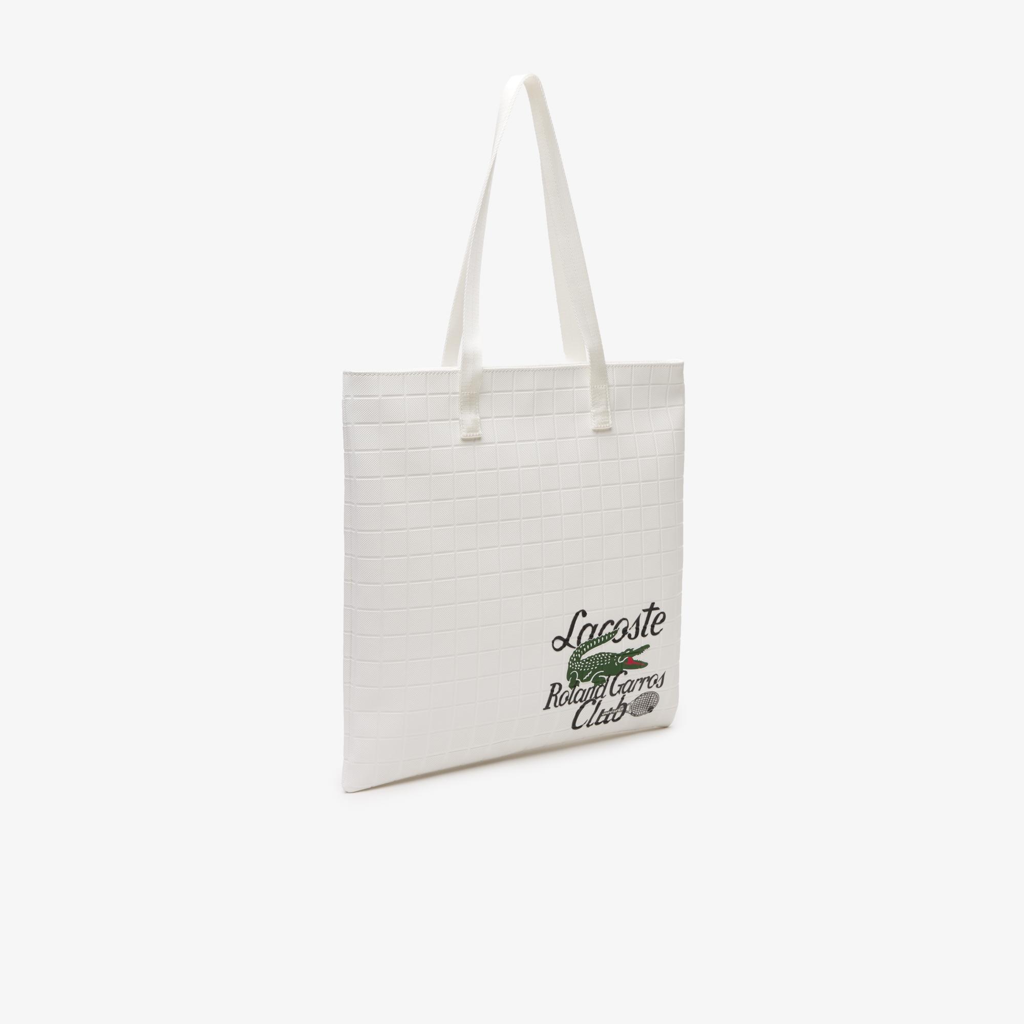Women’s Lacoste for Roland Garros tote Bag - White - ROLAND-GARROS
