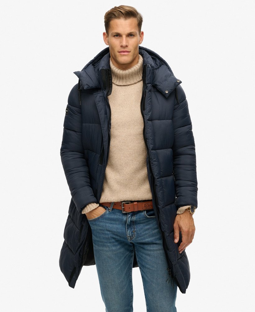 Ripstop Longline Puffer Coat