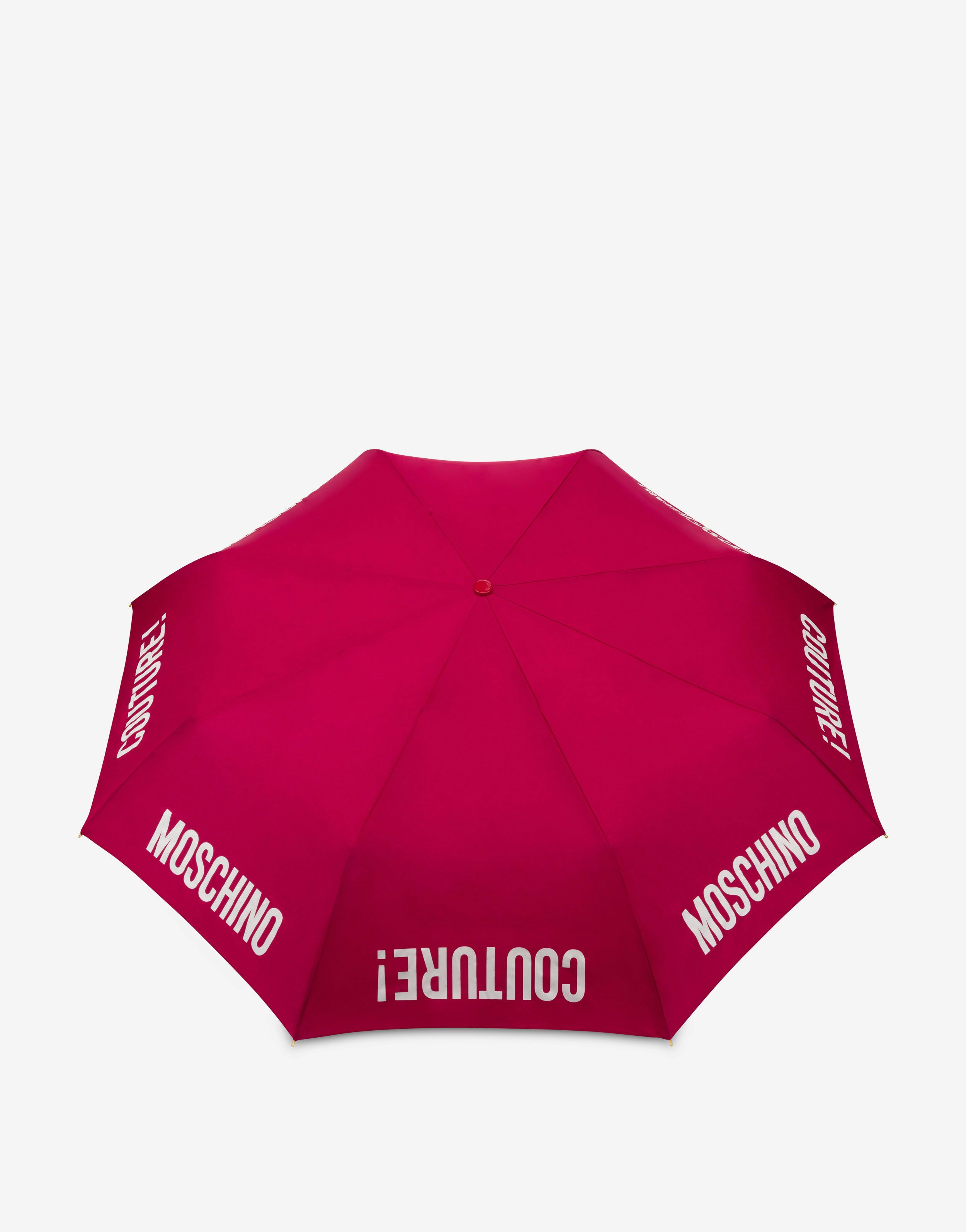 Open/close umbrella with Moschino Couture