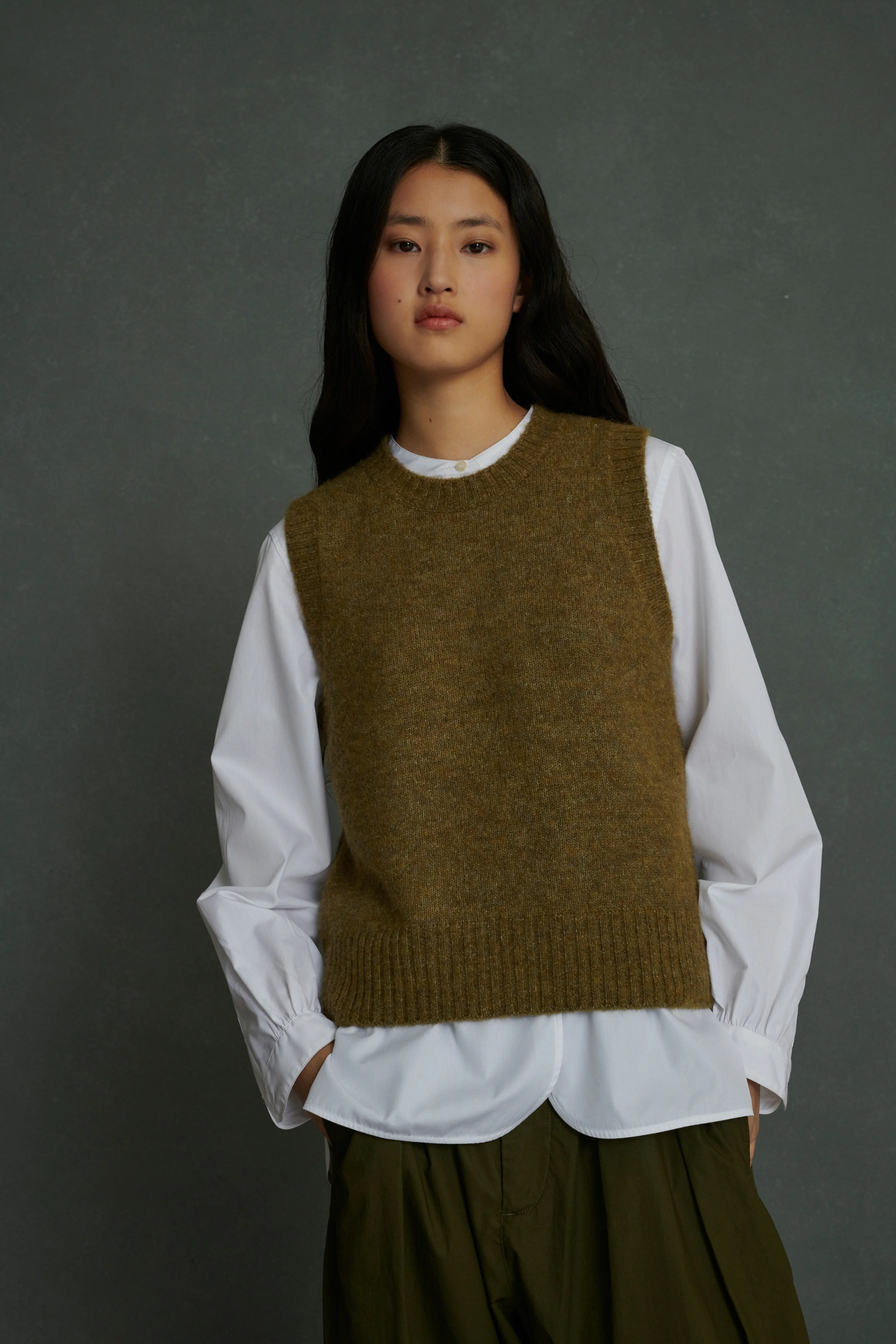 NAMASTE KHAKI JUMPER