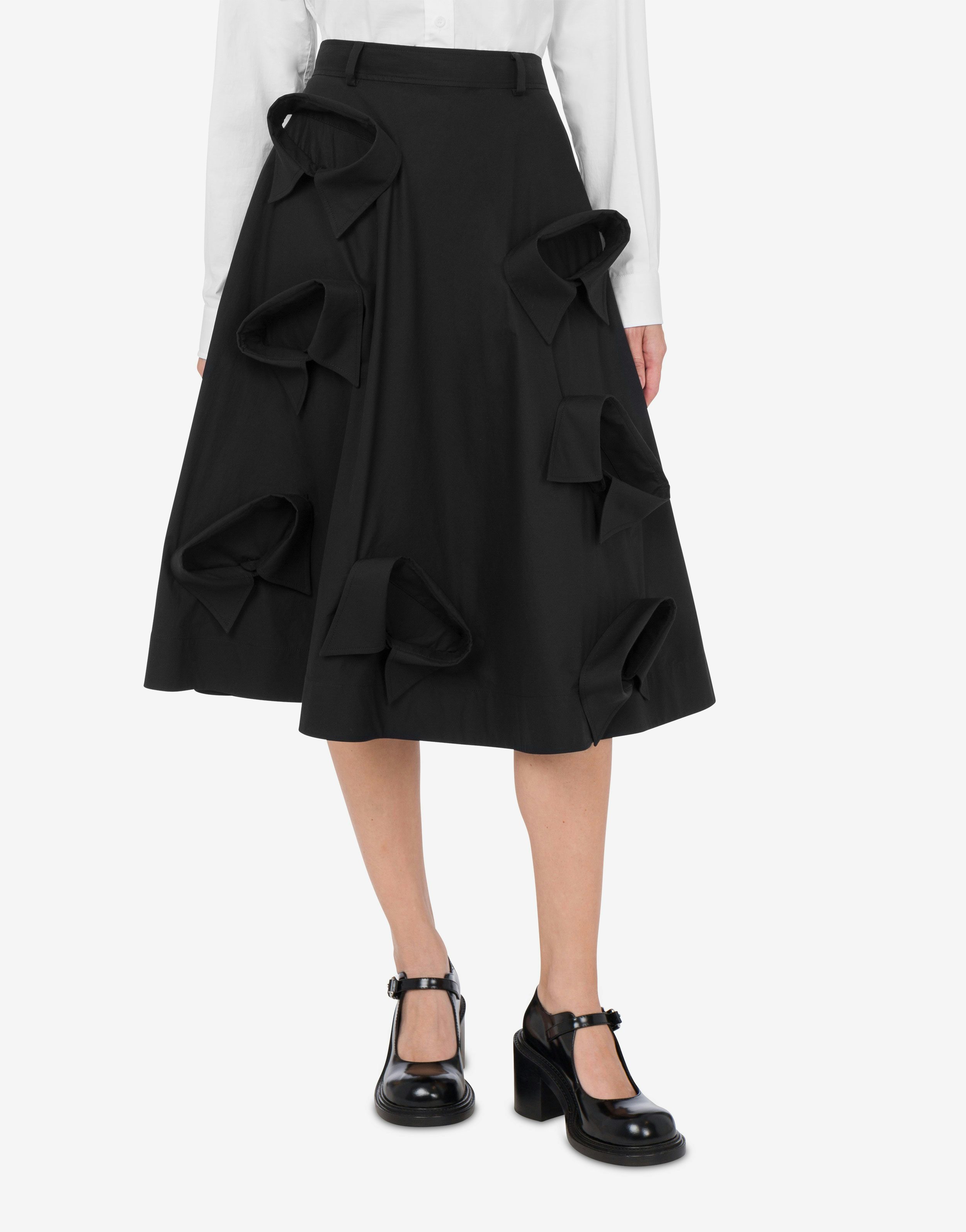 Poplin Skirt with Multi Collars