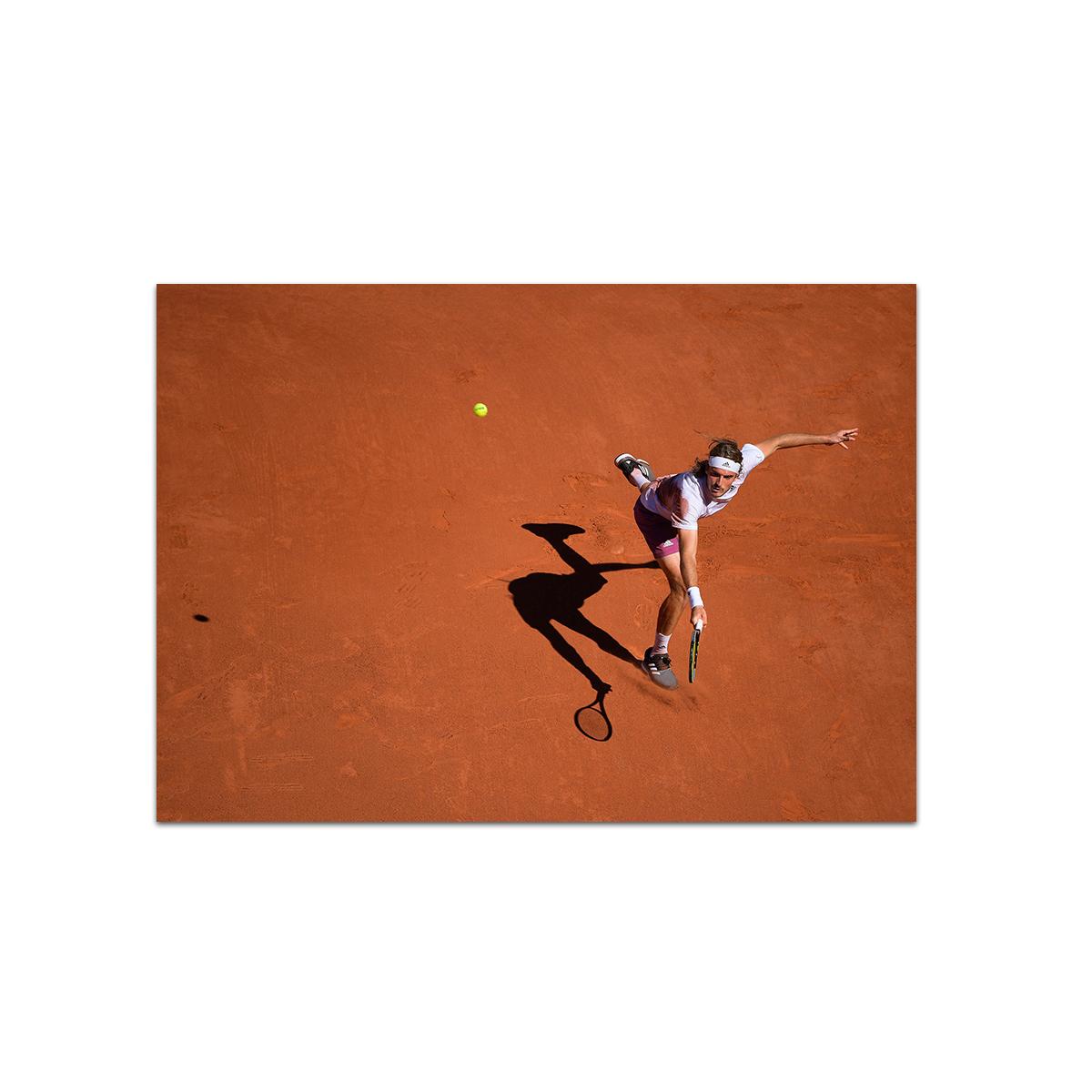 Stéfanos Tsitsipás - Action Photo - 15x21cm - ROLAND-GARROS