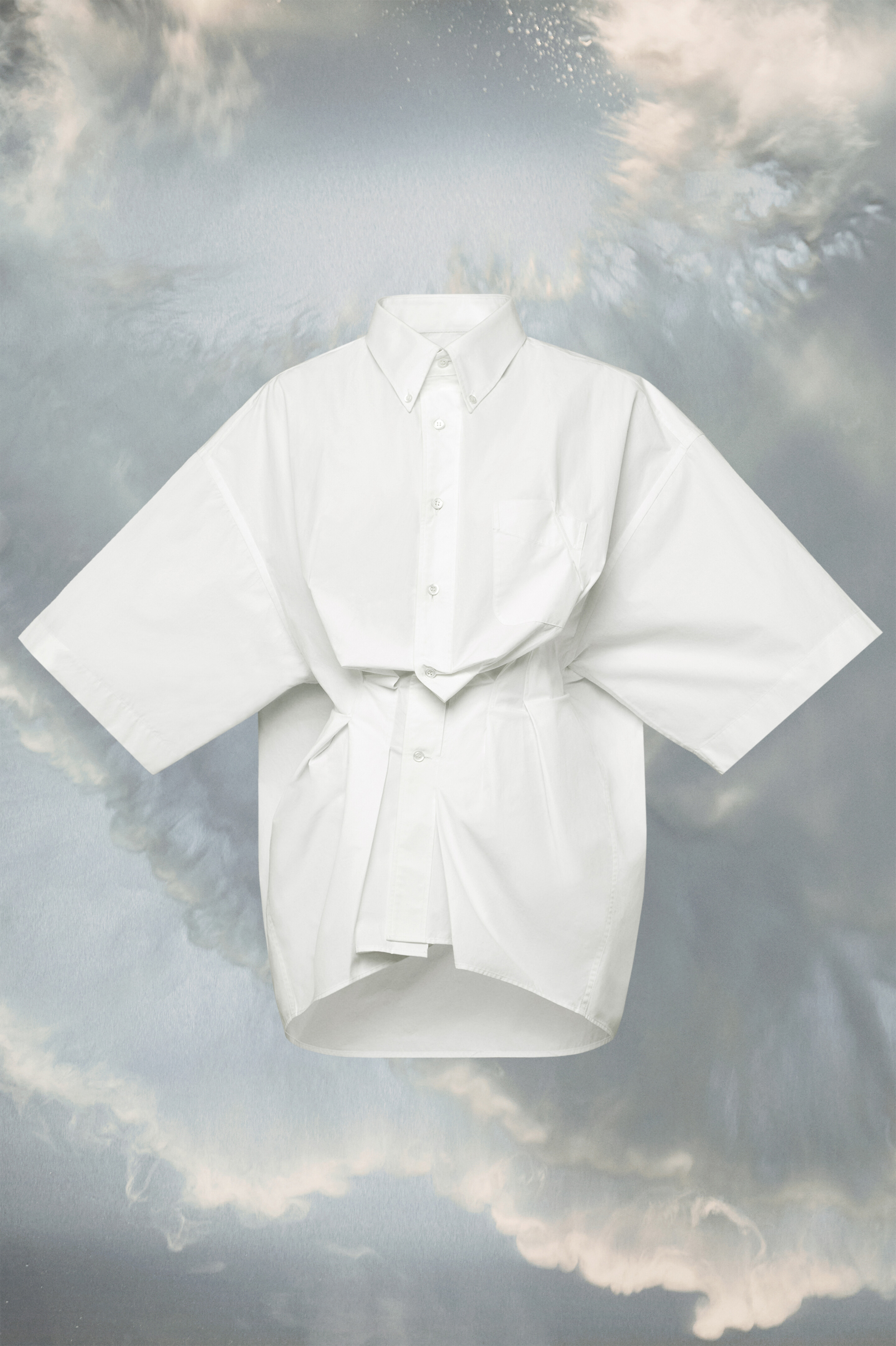 Cotton poplin shirt