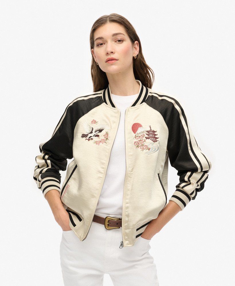 Sukajan Embroidered Bomber Jacket