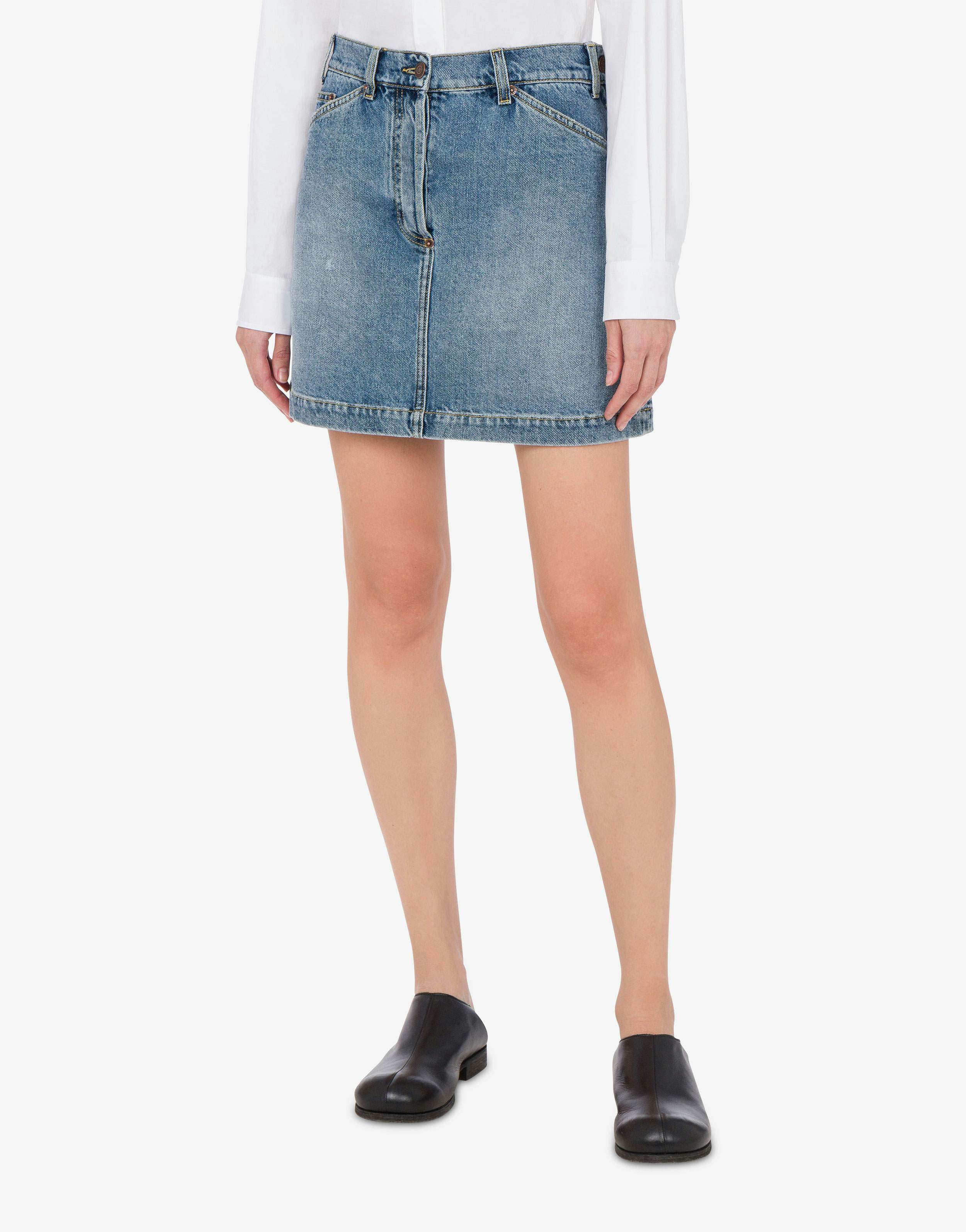 Denim Mini Skirt Laurel Crown Label