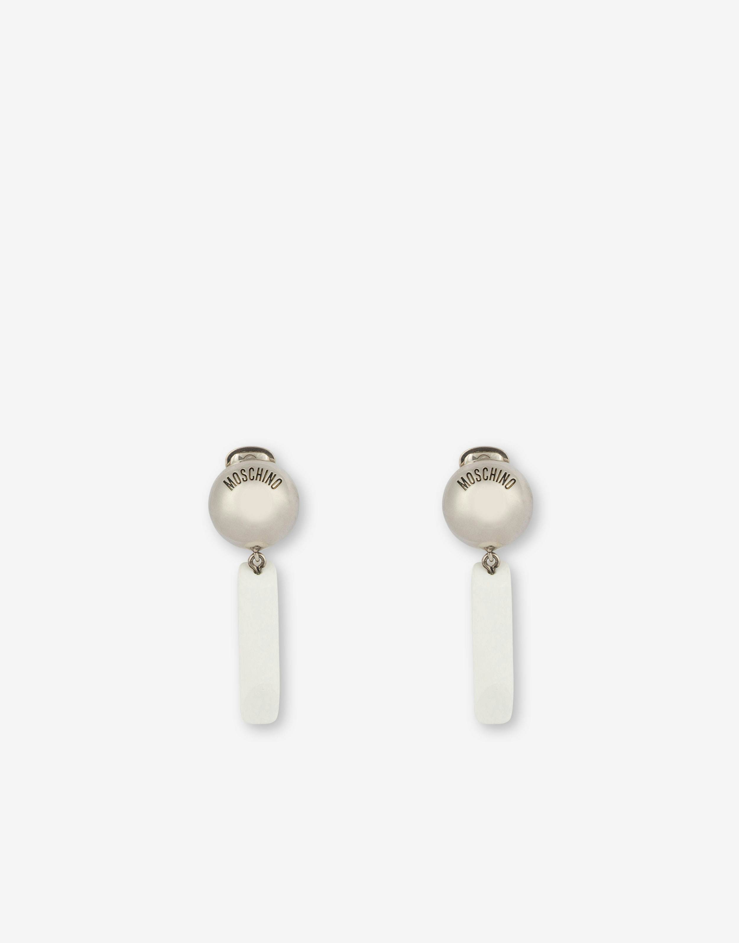 Chalk drop earrings