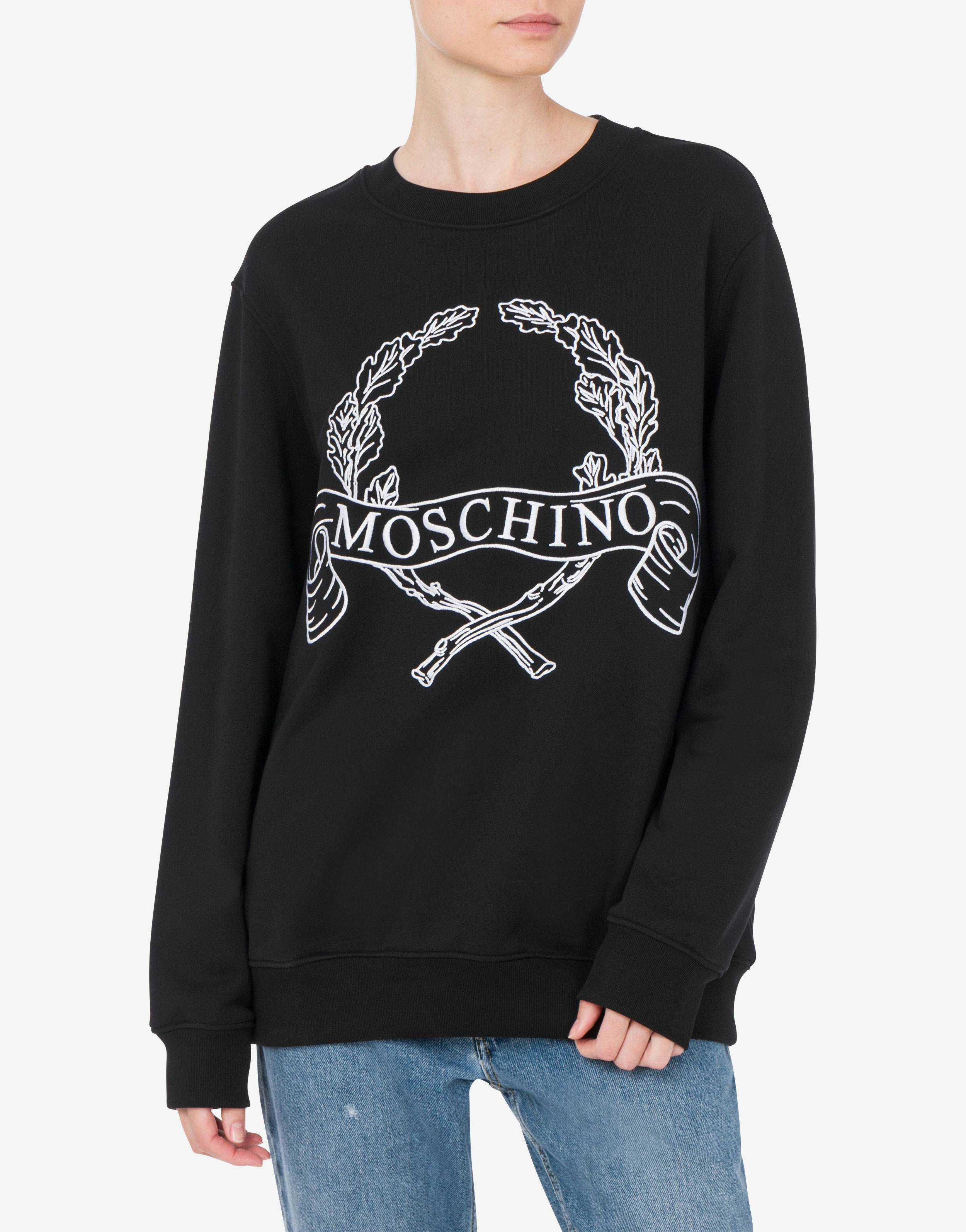 Organic Cotton Hoodie Laurel Crown Logo