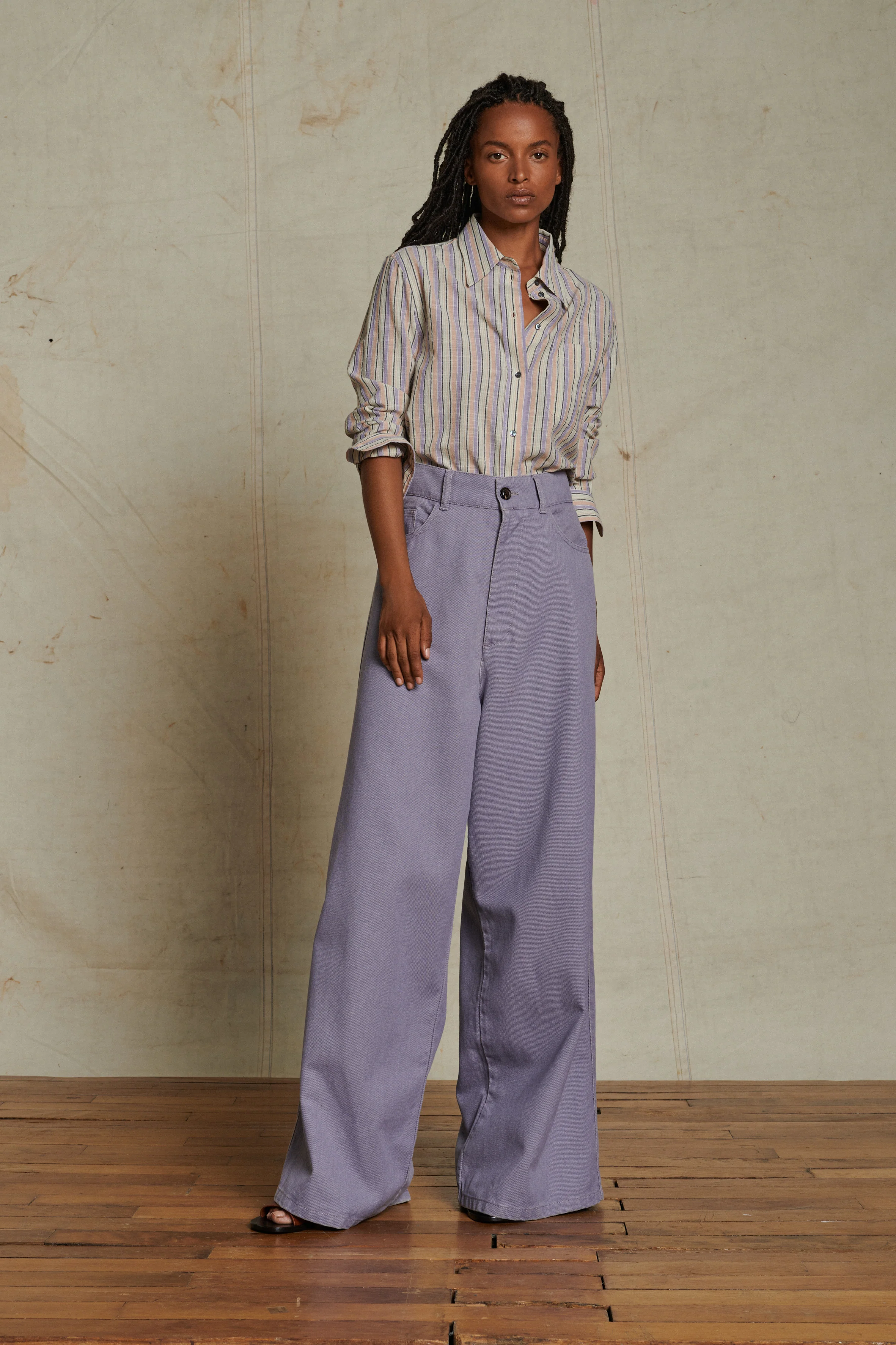 ALPHEE PURPLE SHIRT