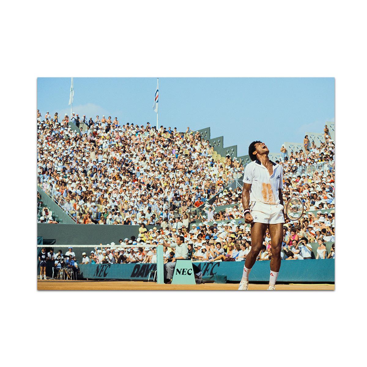Yannick Noah - Color - 21x29.7cm - ROLAND-GARROS