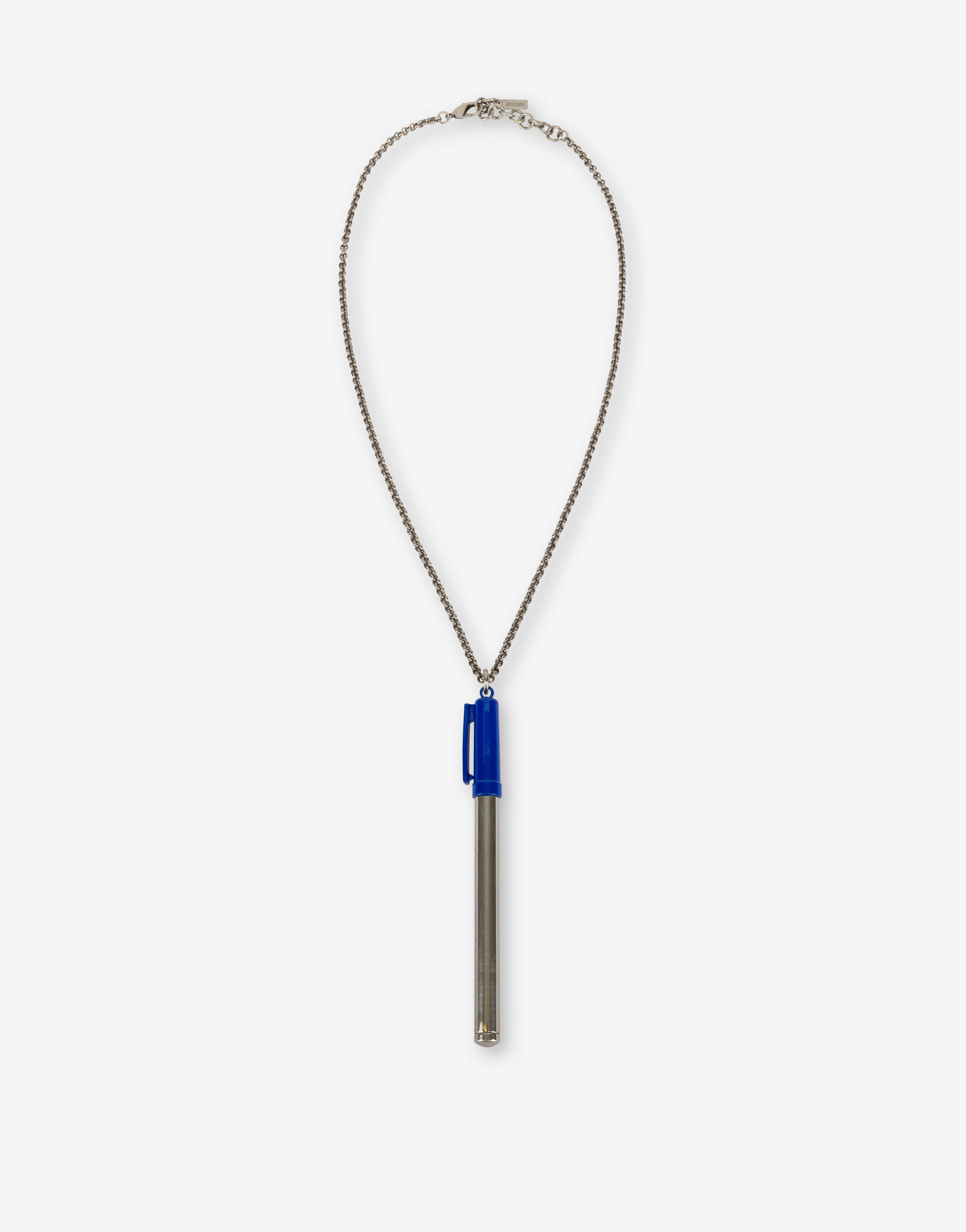 Blue Pen necklace