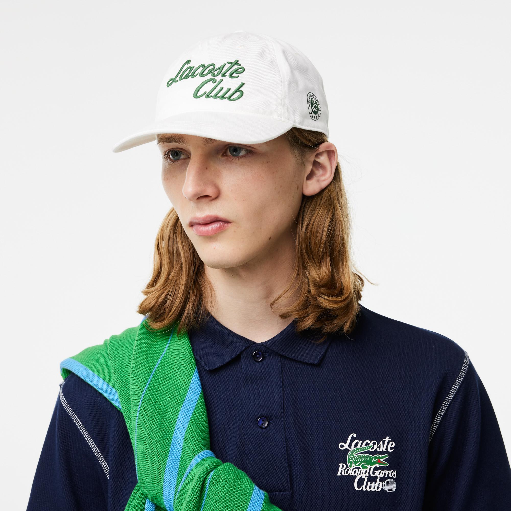 Lacoste men's cap for Roland Garros - White - ROLAND-GARROS