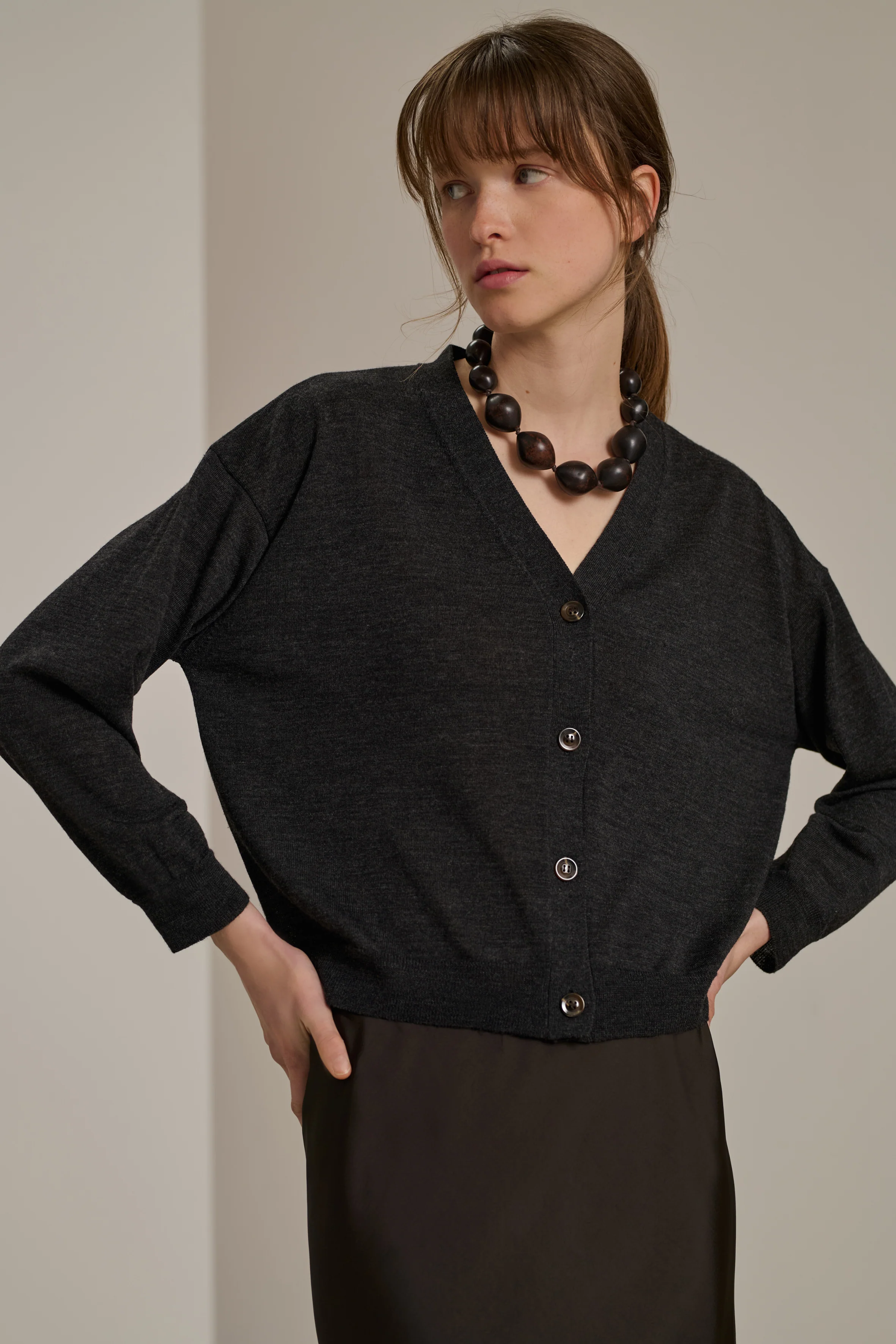 IDEM GREY CARDIGAN