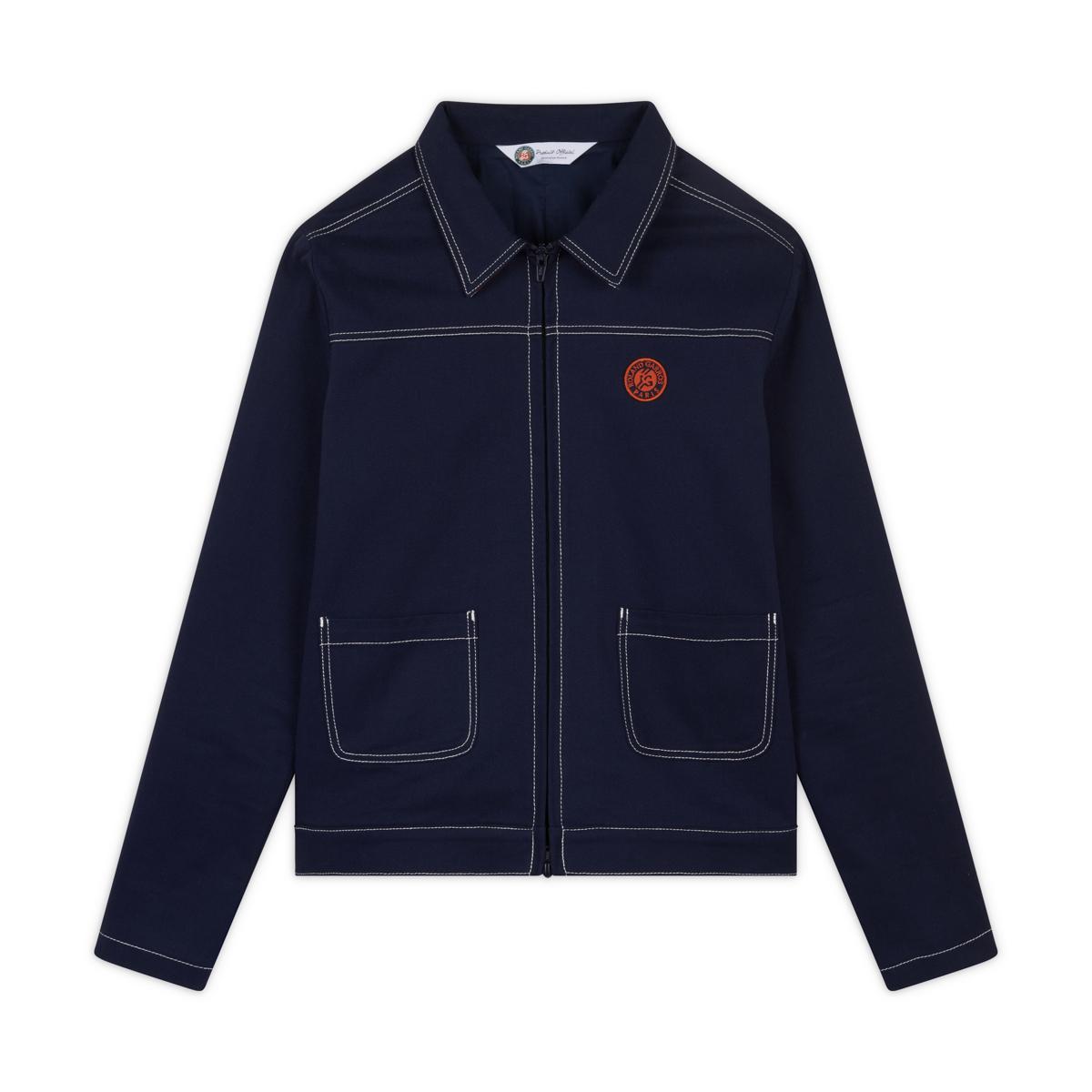 Roland-Garros woman jacket - blue navy - ROLAND-GARROS