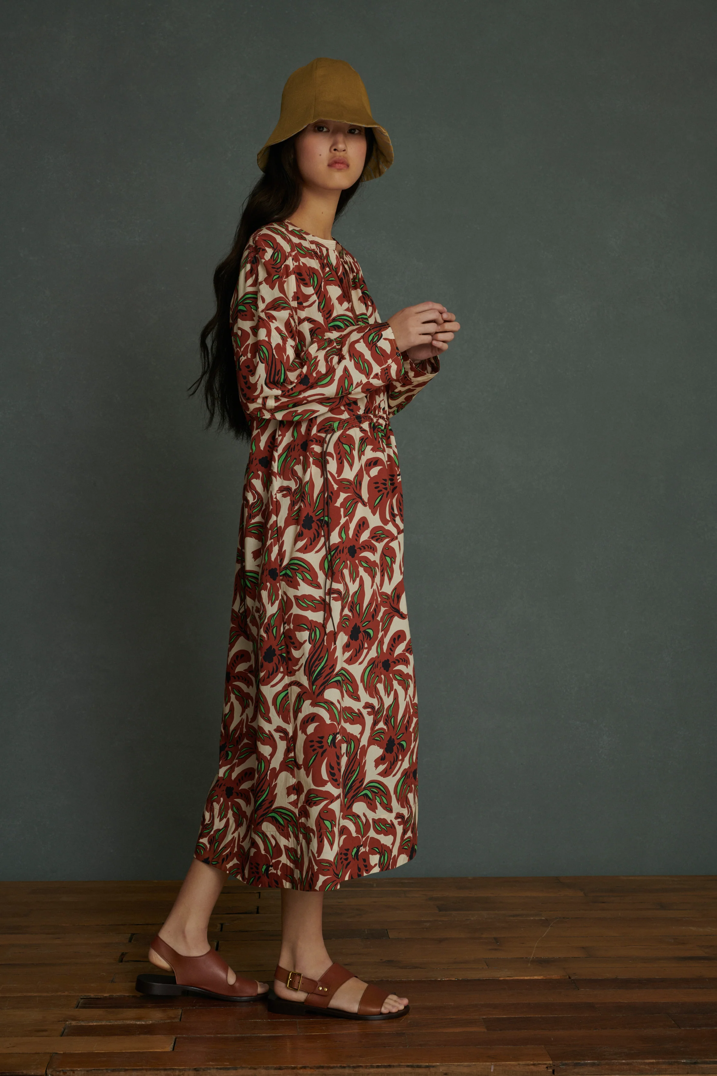 AGNES BROWN DRESS