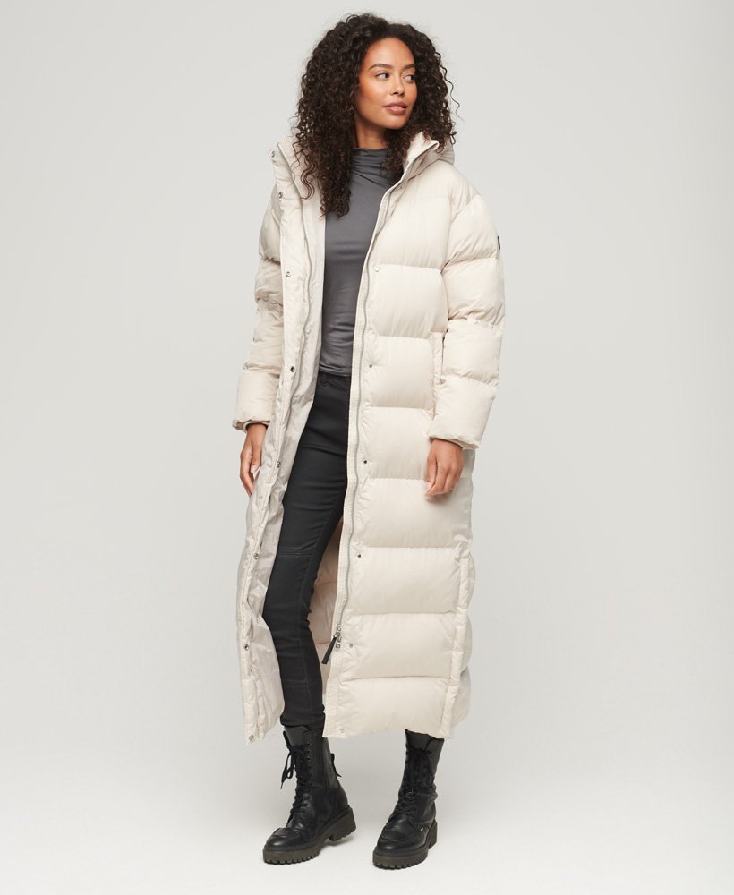 Maxi Hooded Puffer Coat