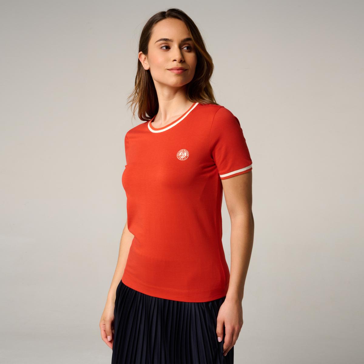 Roland-Garros woman Heritage t-shirt - Clay - ROLAND-GARROS