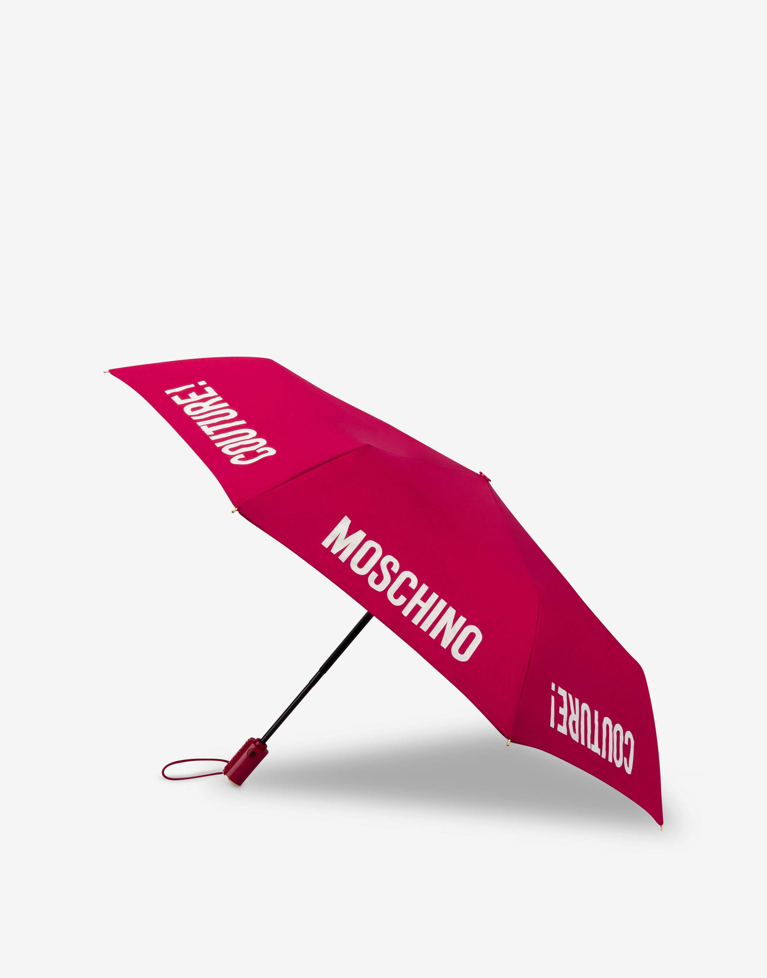 Open/close umbrella with Moschino Couture