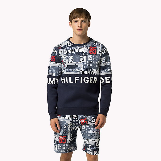 Tommy Hilfiger Neoprene Printed Sweatshirt