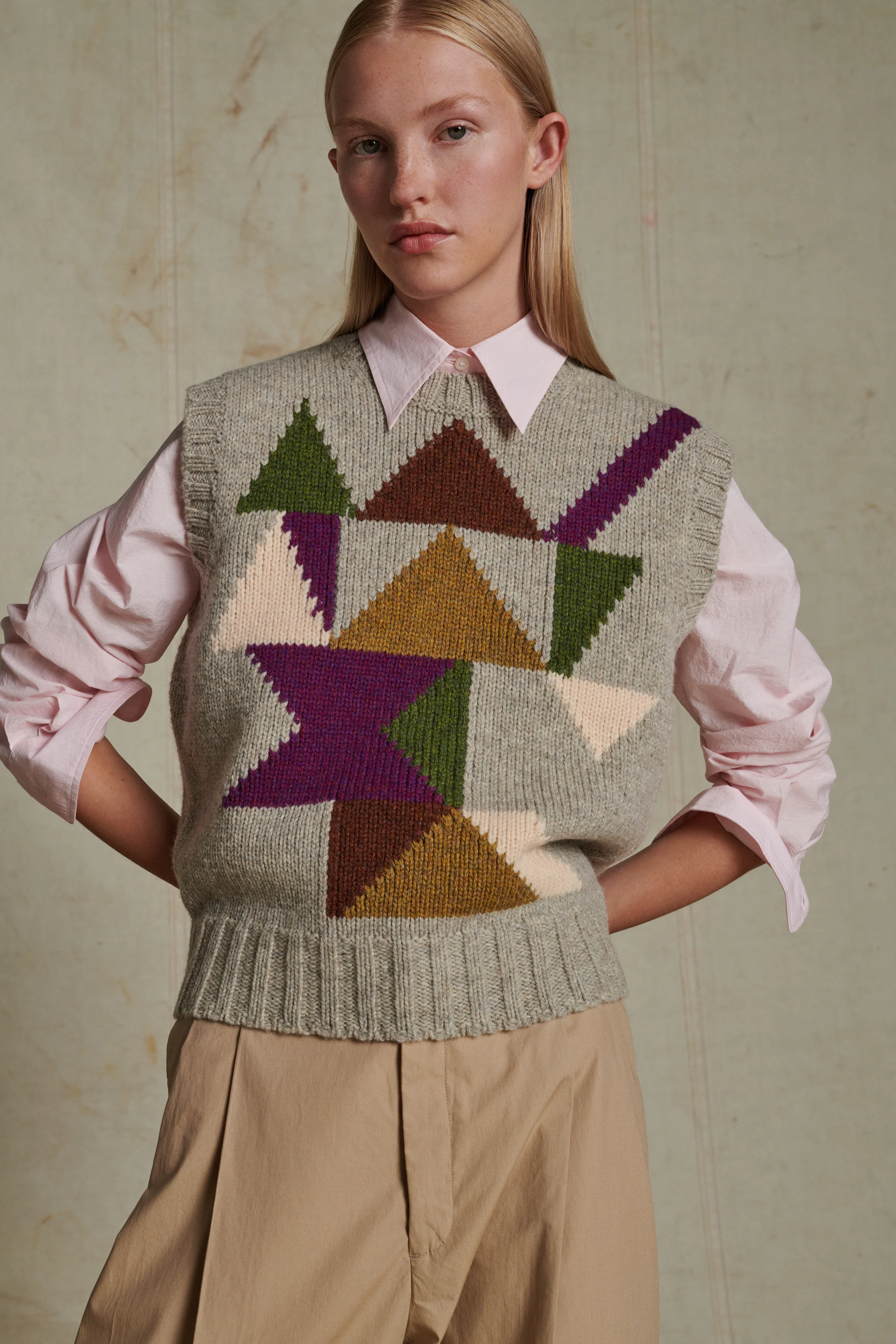 ARTY BEIGE JUMPER