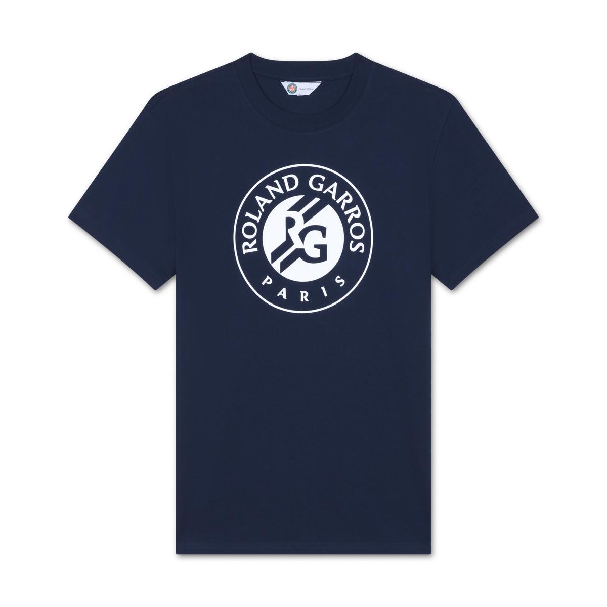 Roland-Garros man Logo Shirt - Navy - ROLAND-GARROS