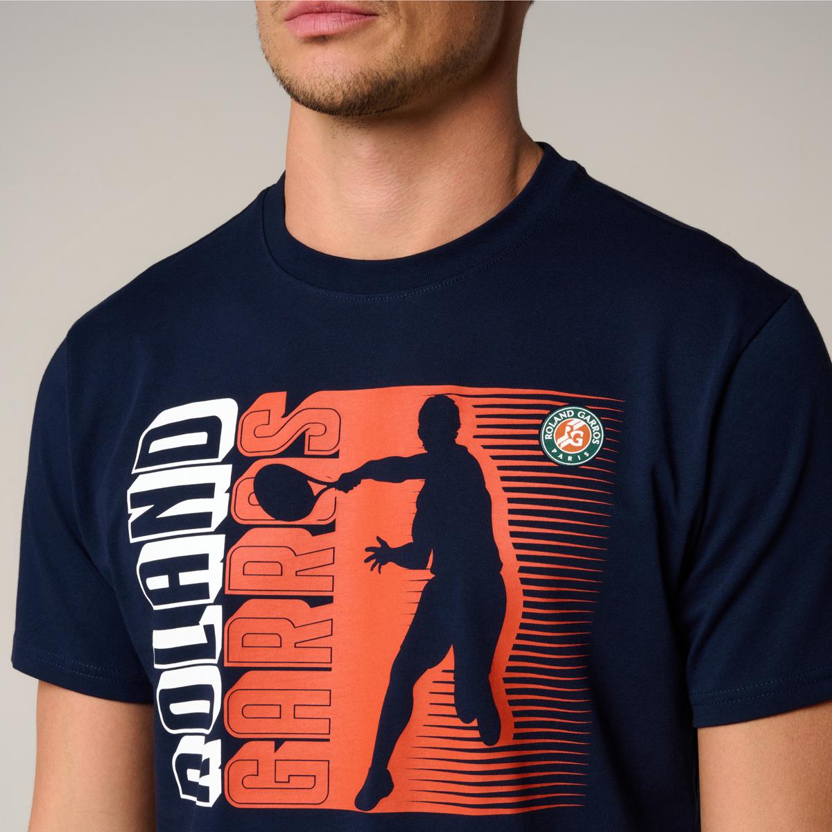 Roland-Garros man Player T-Shirt - Navy - ROLAND-GARROS
