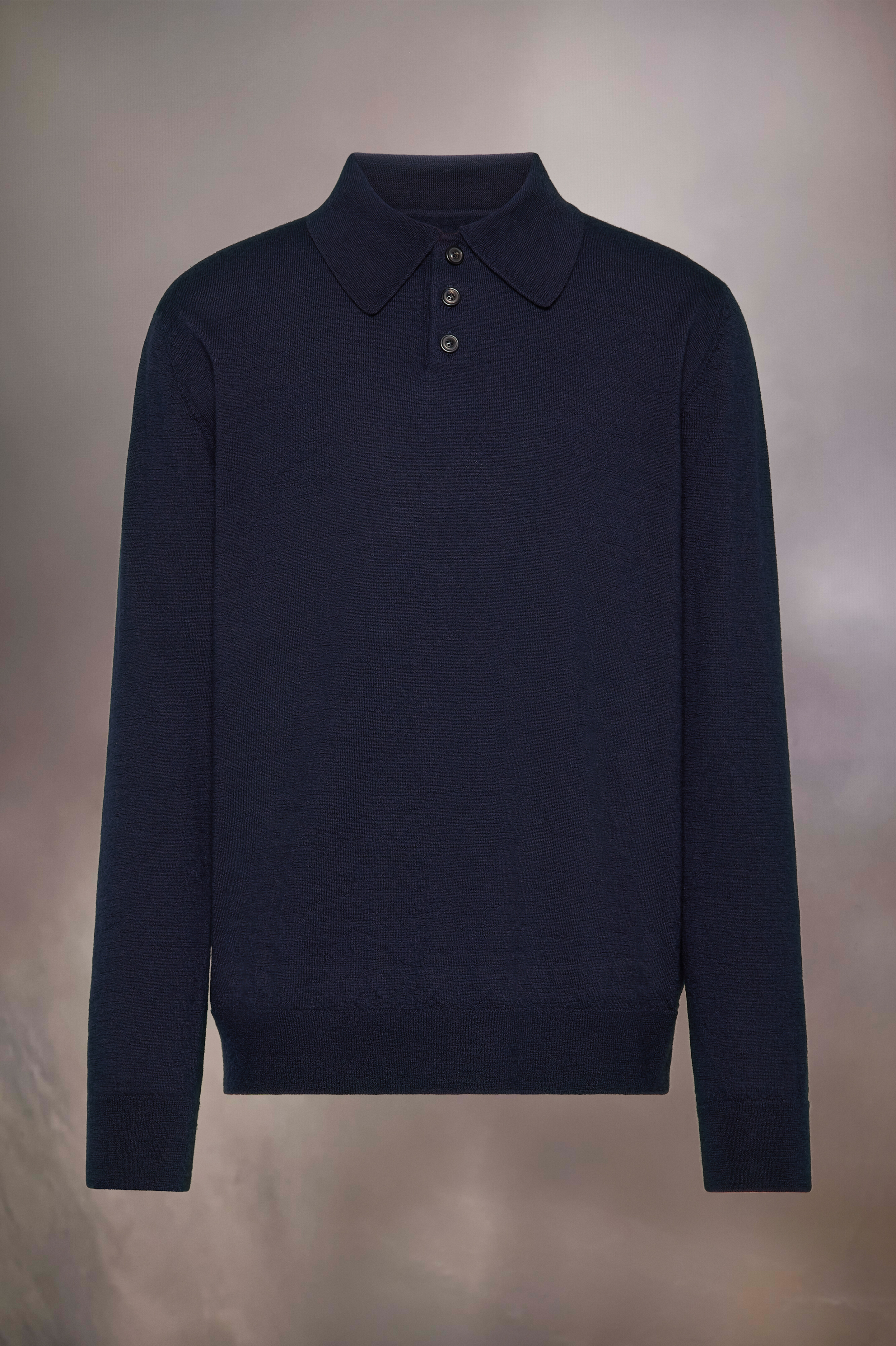 Elbow patch wool polo