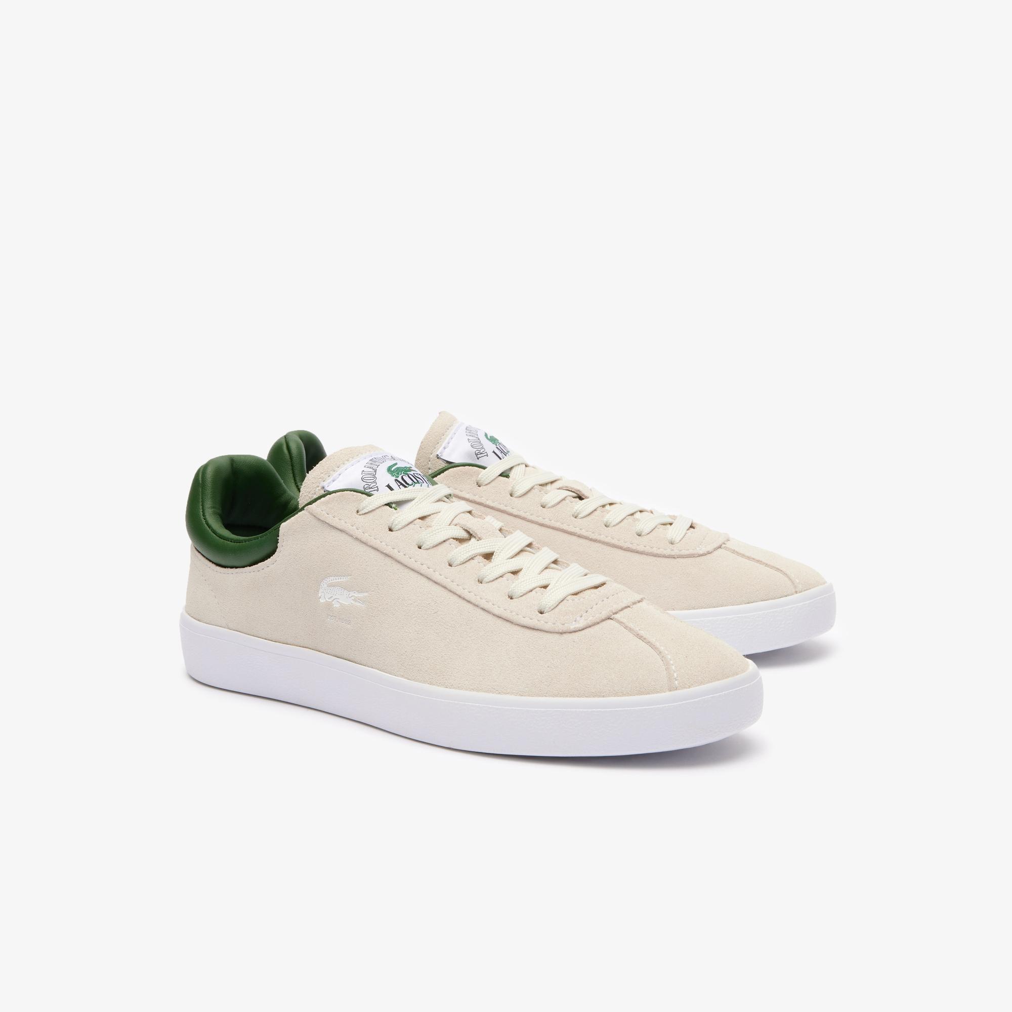 Lacoste x Roland Garros Baseshot Women Baskets - White - ROLAND-GARROS