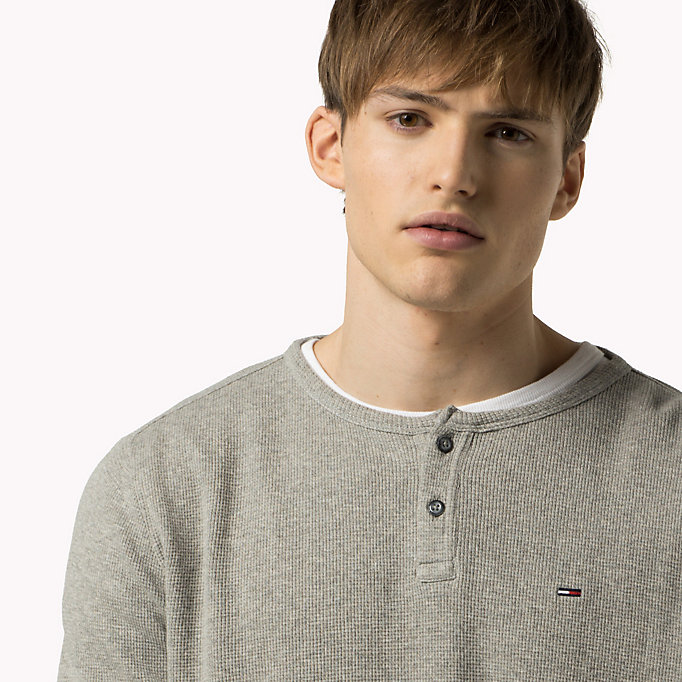 Tommy Hilfiger Waffle Knit Henley