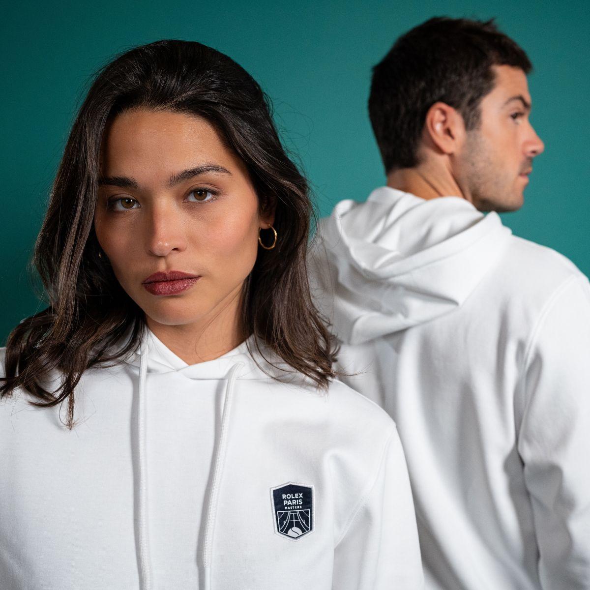 Unisex Rolex Paris Master Hoodie - White - ROLAND-GARROS