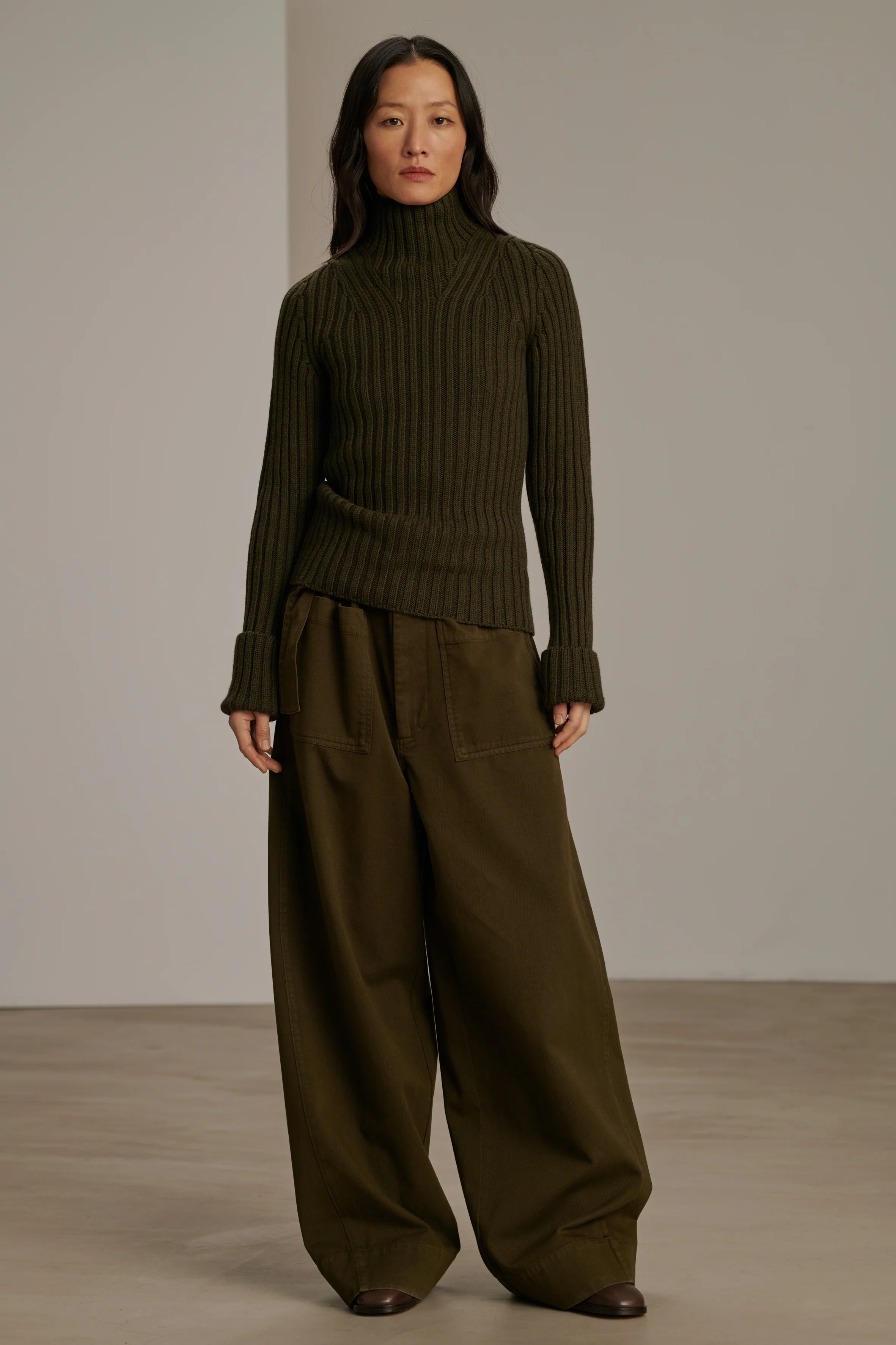 BENEDICTE KHAKI JUMPER