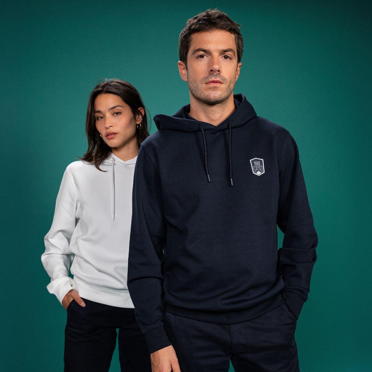 Unisex Rolex Paris Master Hoodie - Navy - ROLAND-GARROS