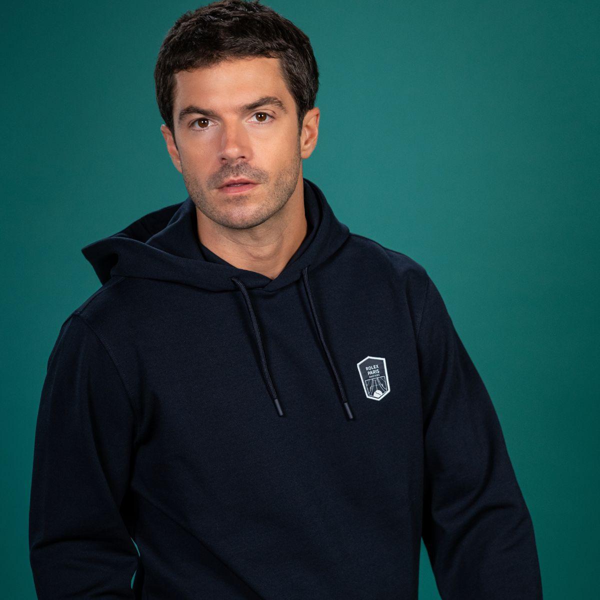 Unisex Rolex Paris Master Hoodie - Navy - ROLAND-GARROS