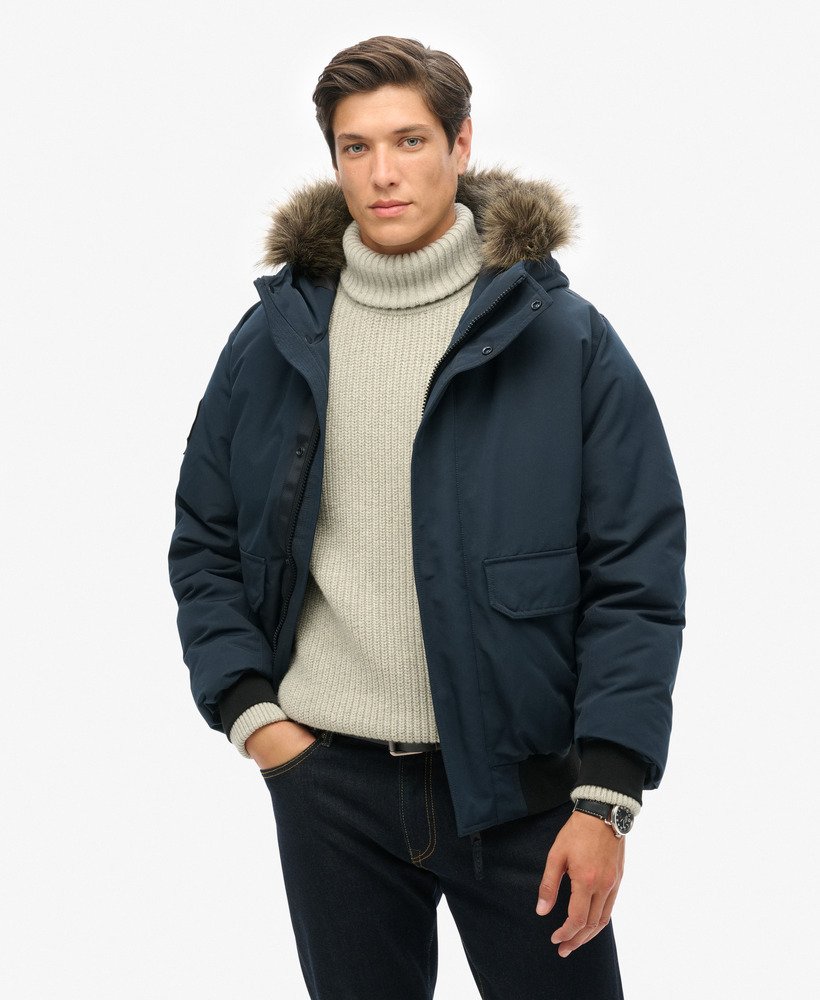 Everest Faux Fur Bomber Jacket