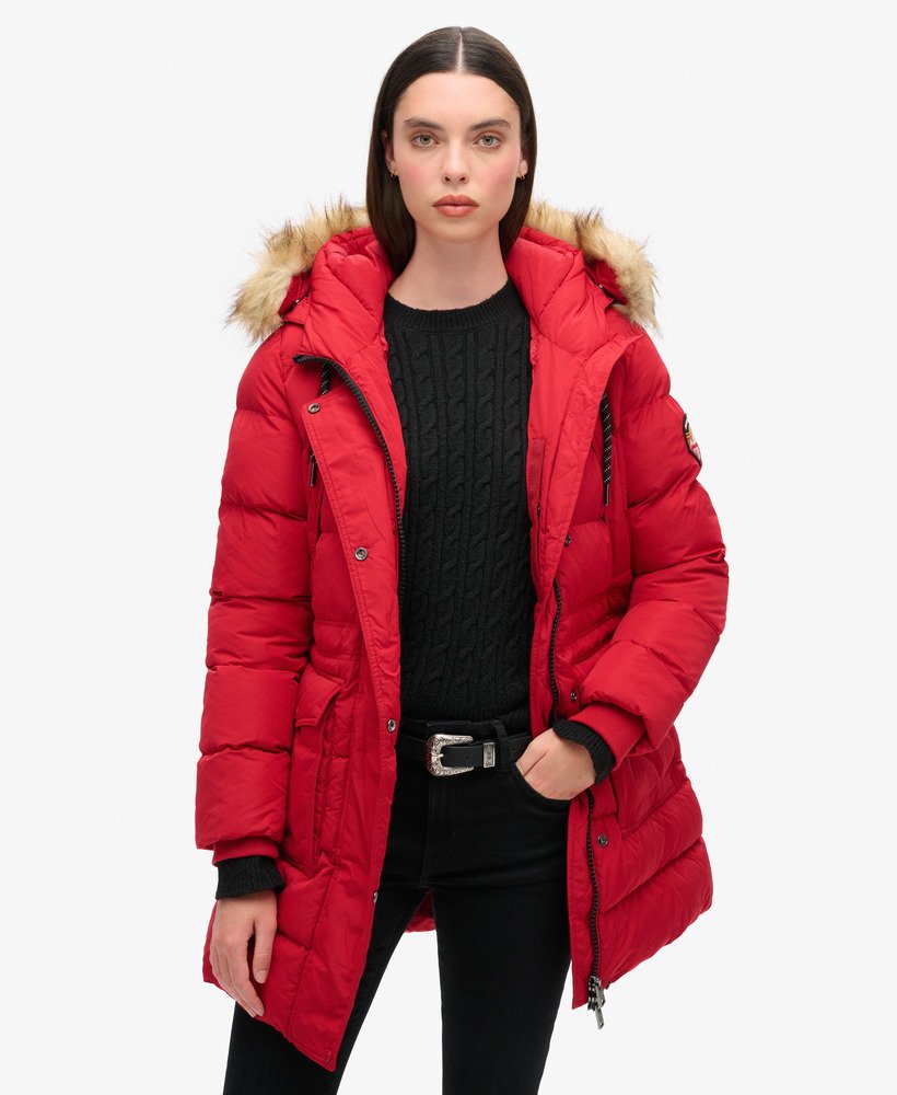 Everest Mid Faux Fur Puffer Coat