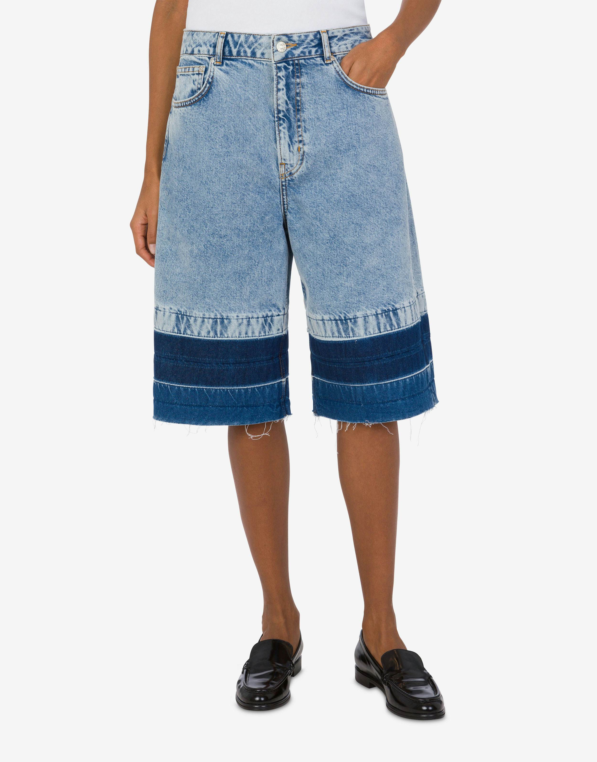 Bermuda shorts in denim