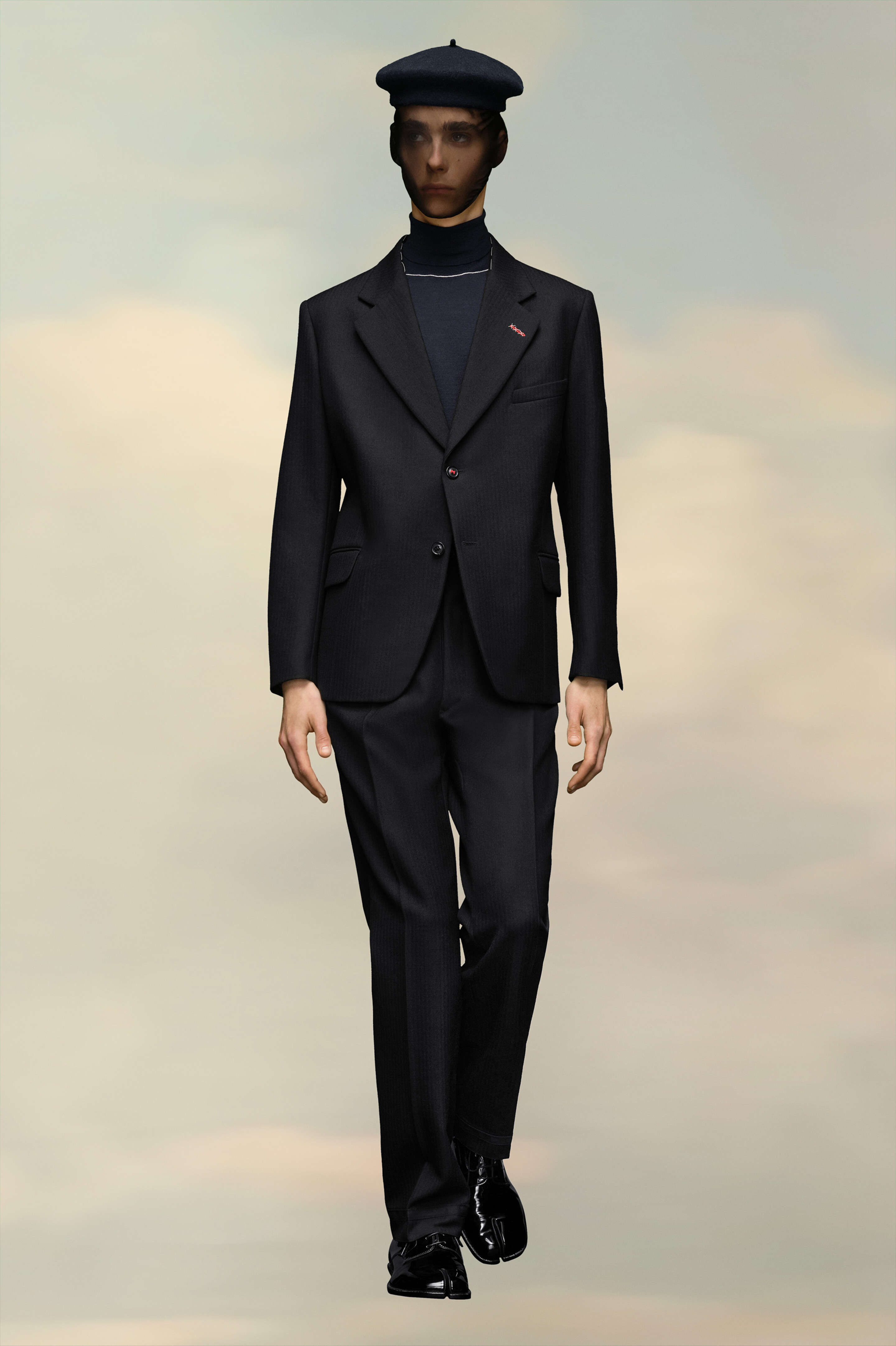 Herringbone wool jacket