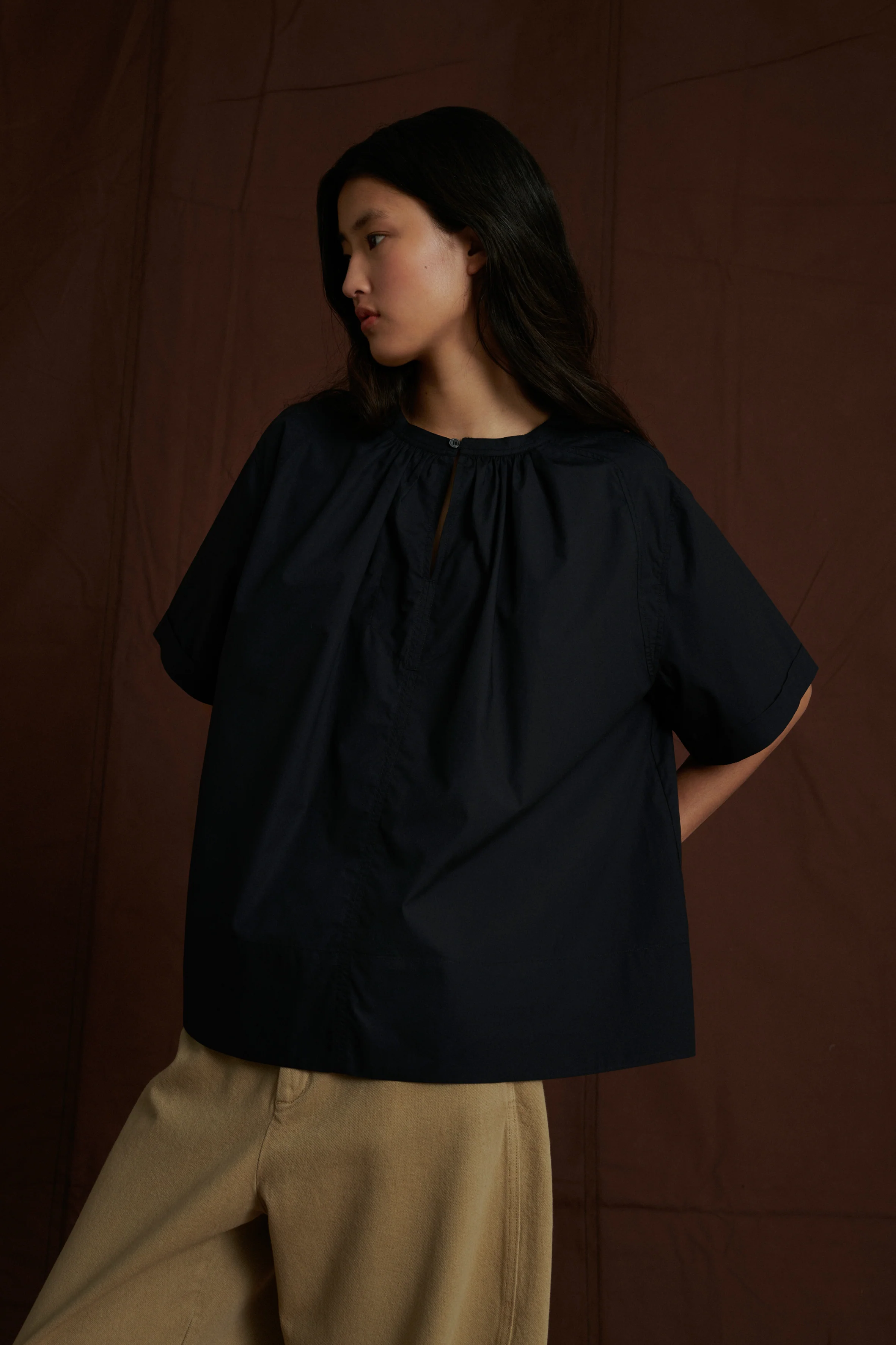 ARLETTE BLACK BLOUSE